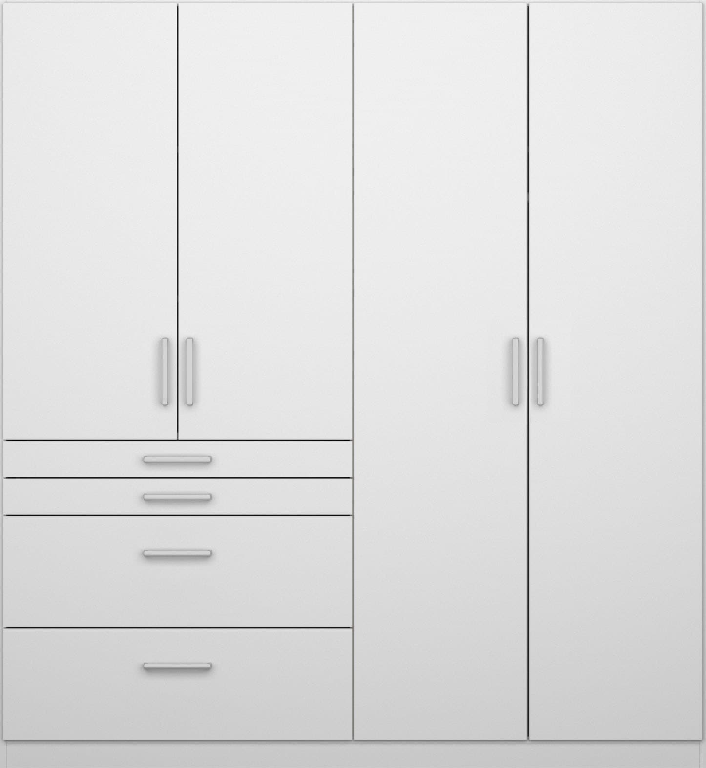 rauch Schrank-Set »Kleiderschrank Schrank Garderobe Garderobenschrank Eckschrank HOMBURG«, viel Stauraum, oberer Schubkasten mit Einteilung MADE IN GERMANY