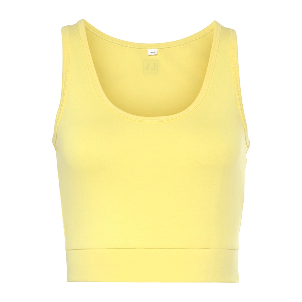 LASCANA ACTIVE Sporttop »-Basic-Crop-Top«