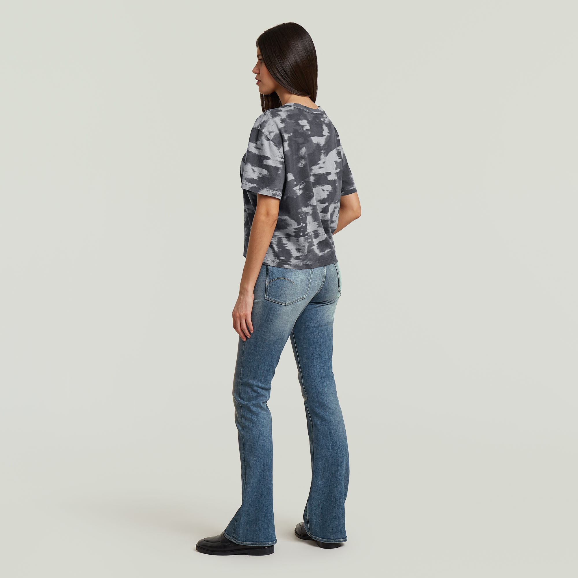 G-STAR T-Shirt »Regular Camo r t wmn« mit Allover-Print, Rundhals