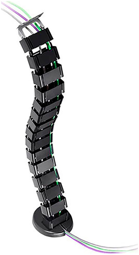 ICY BOX Computer-Kabel »Kabelmanagementlösung vom Boden bis zur Schreibtischunterkante«