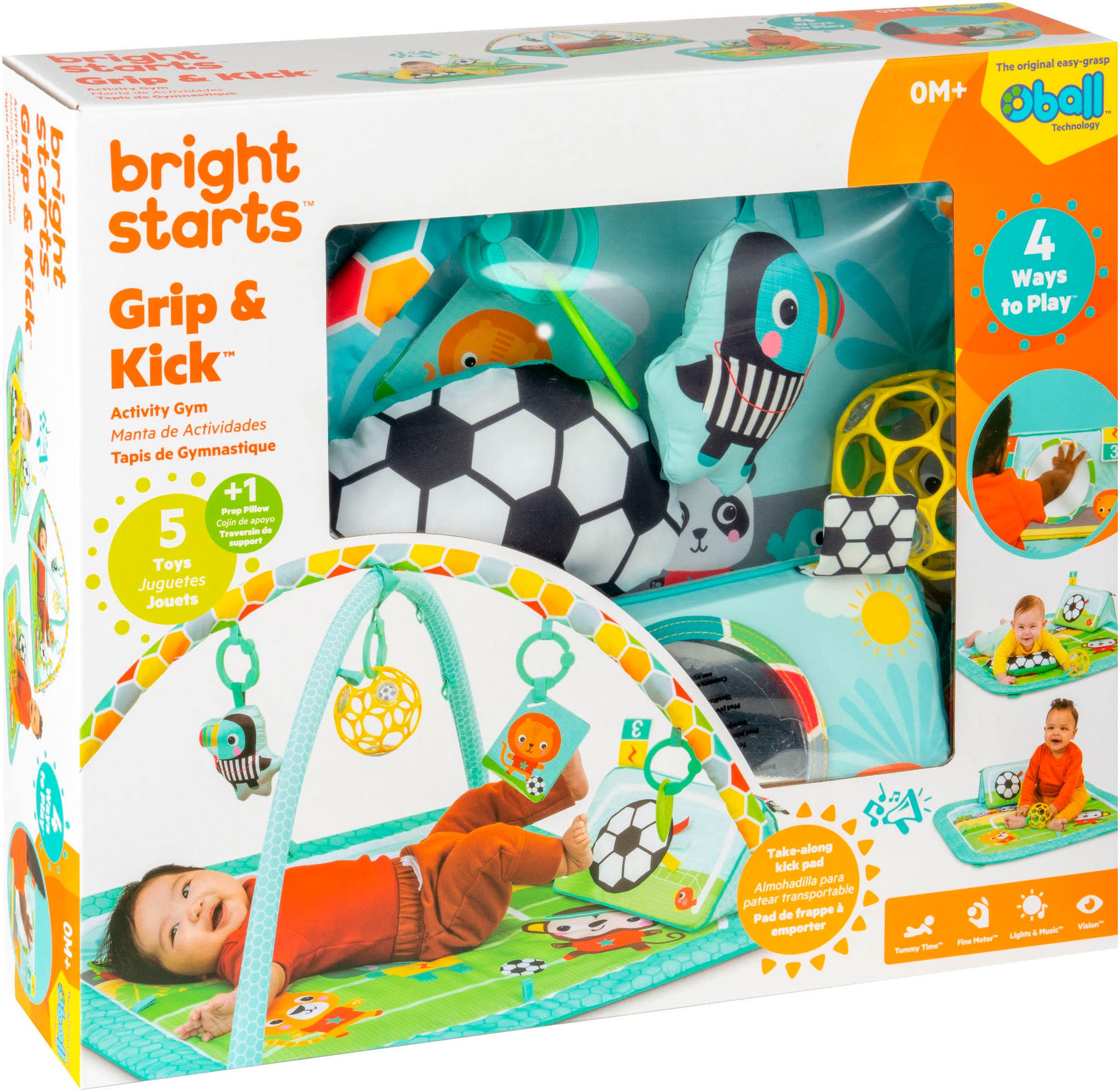 Bright Starts Spielbogen »Grip & Kick Activity Gym« mit Licht- und Soundeffekt