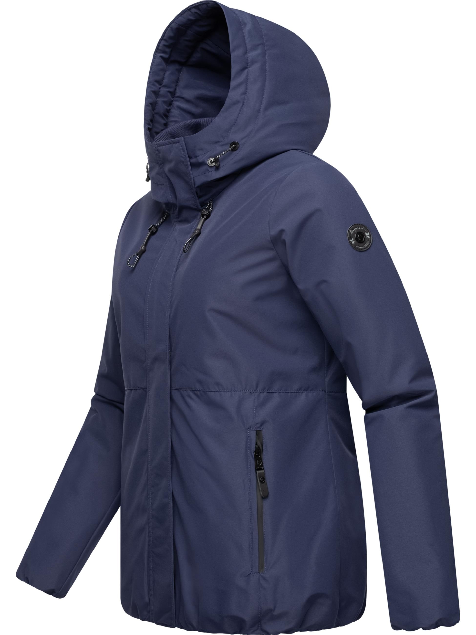 Ragwear Winterjacke »Winterjacke Sunniva«, mit Kapuze, wasserdichte Winter Damen Jacke mit Teddyfell-Innenfutter
