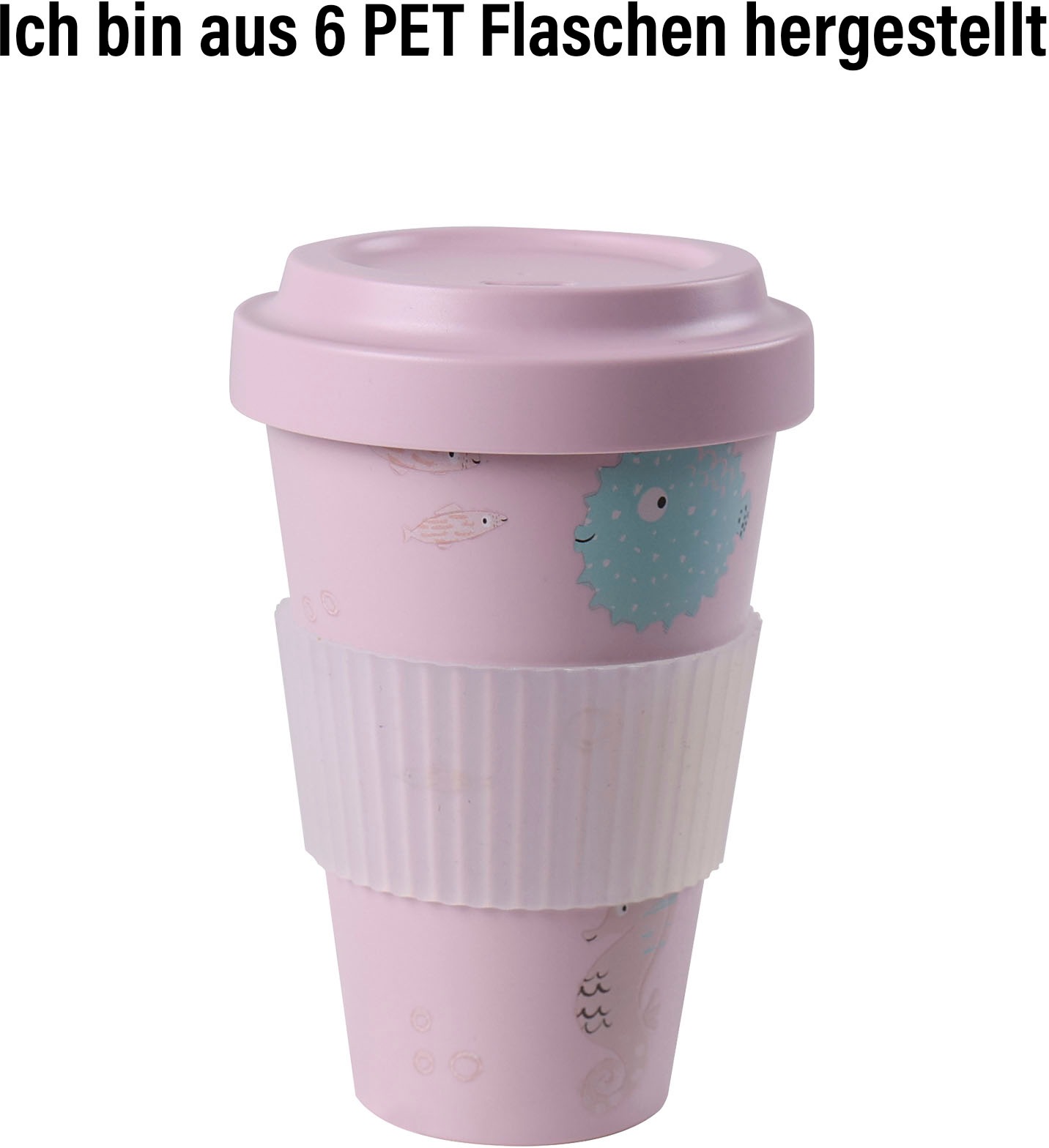 AWAVE® Becher »AWAVE«, (Set, 2 tlg.), mit rPET, 400 ml