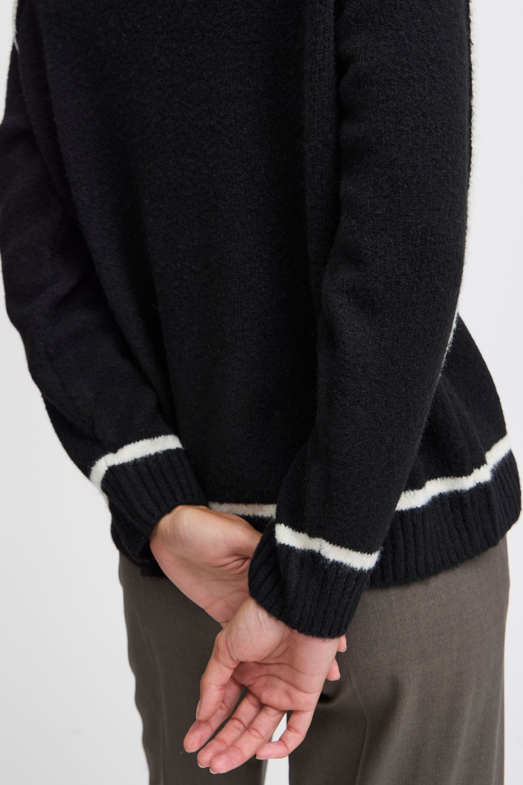 b.young Strickfleece-Pullover »Strickpullover BYNINNA W. TURTLENECK -«