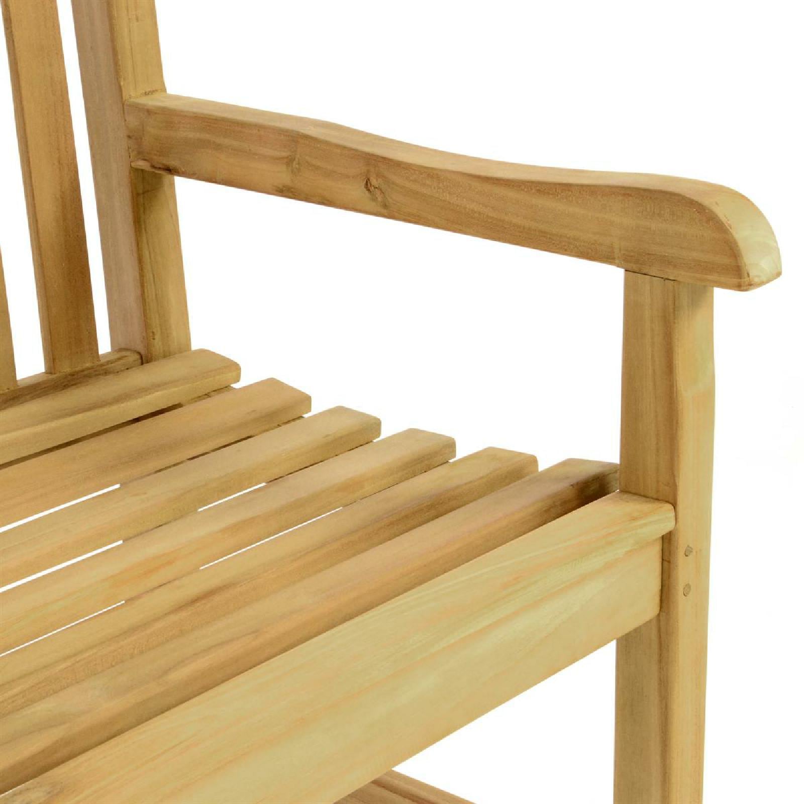 VCM Gartenstuhl »Sitzbank Antik Gartenbank Landhausstil Teak Holz«