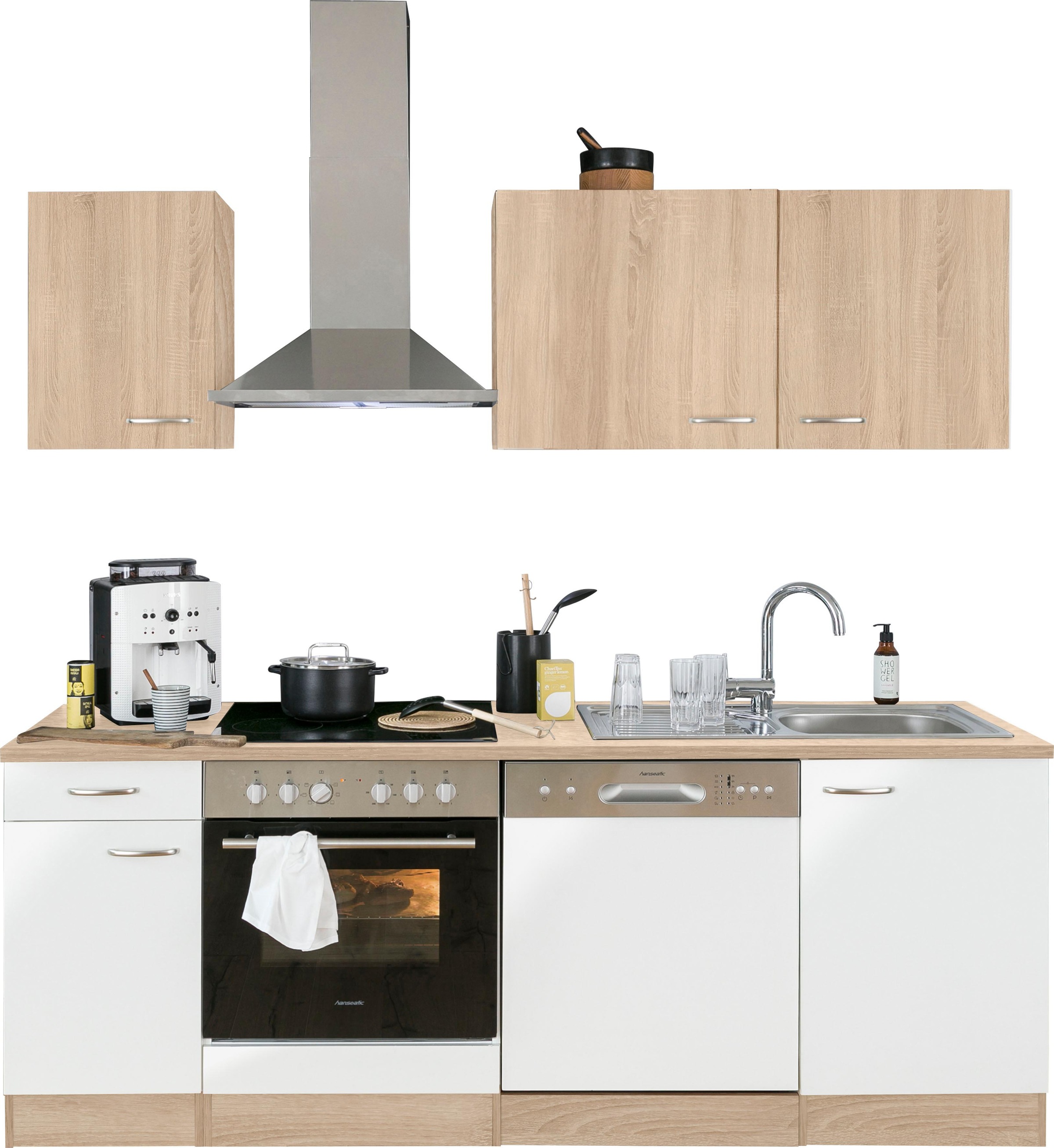 OPTIFIT Küchenzeile »Parare«, ohne E-Geräte, Breite 210 cm auf Raten kaufen