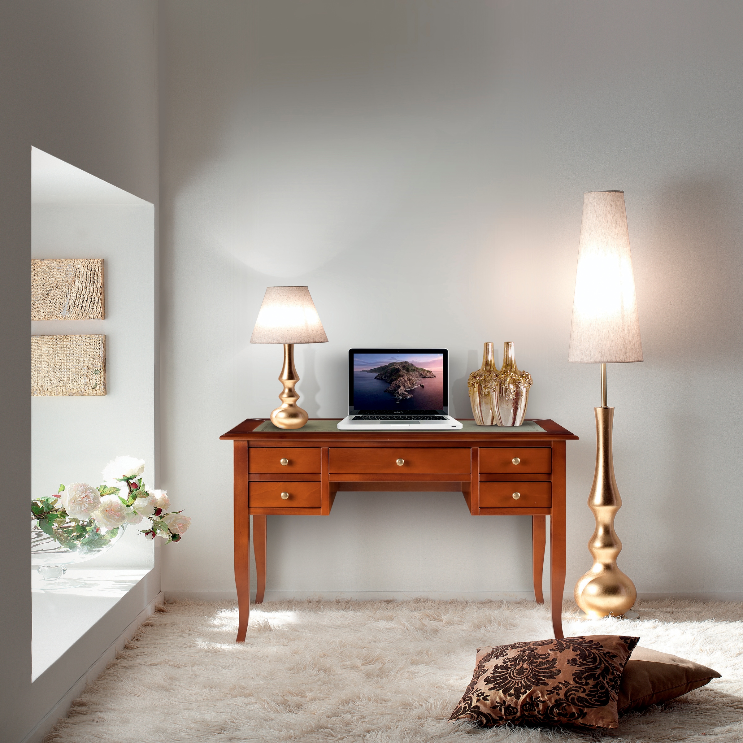 Home affaire Schreibtisch »Conte«, Breite 131 cm