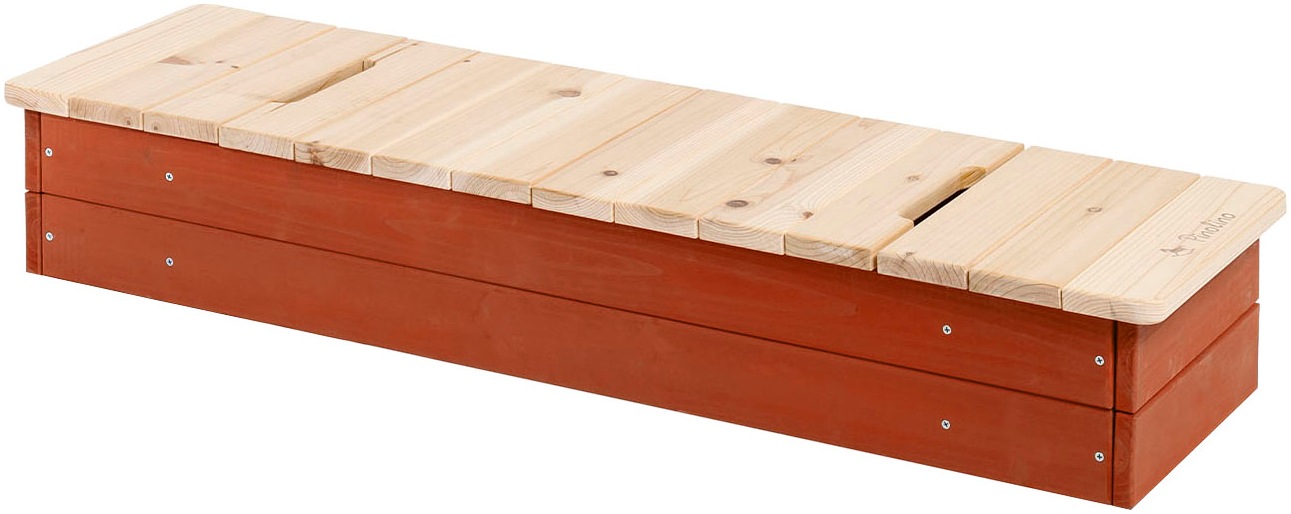 Pinolino® Sandkasten »Hedda, rot/natur«