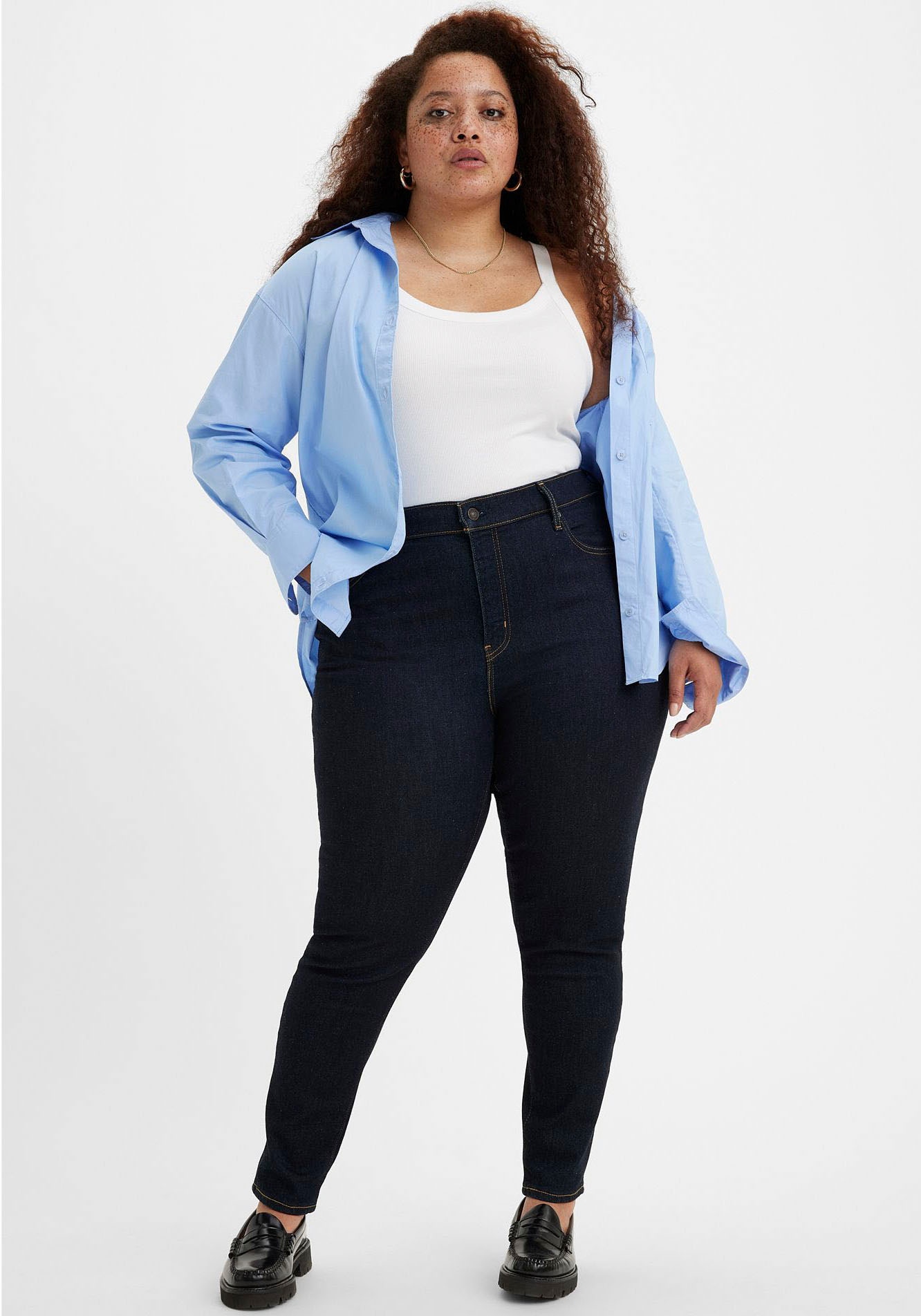 Levi's® Plus Skinny-fit-Jeans »721 PL HI RISE SKINNY«, sehr figurbetonter Schnitt