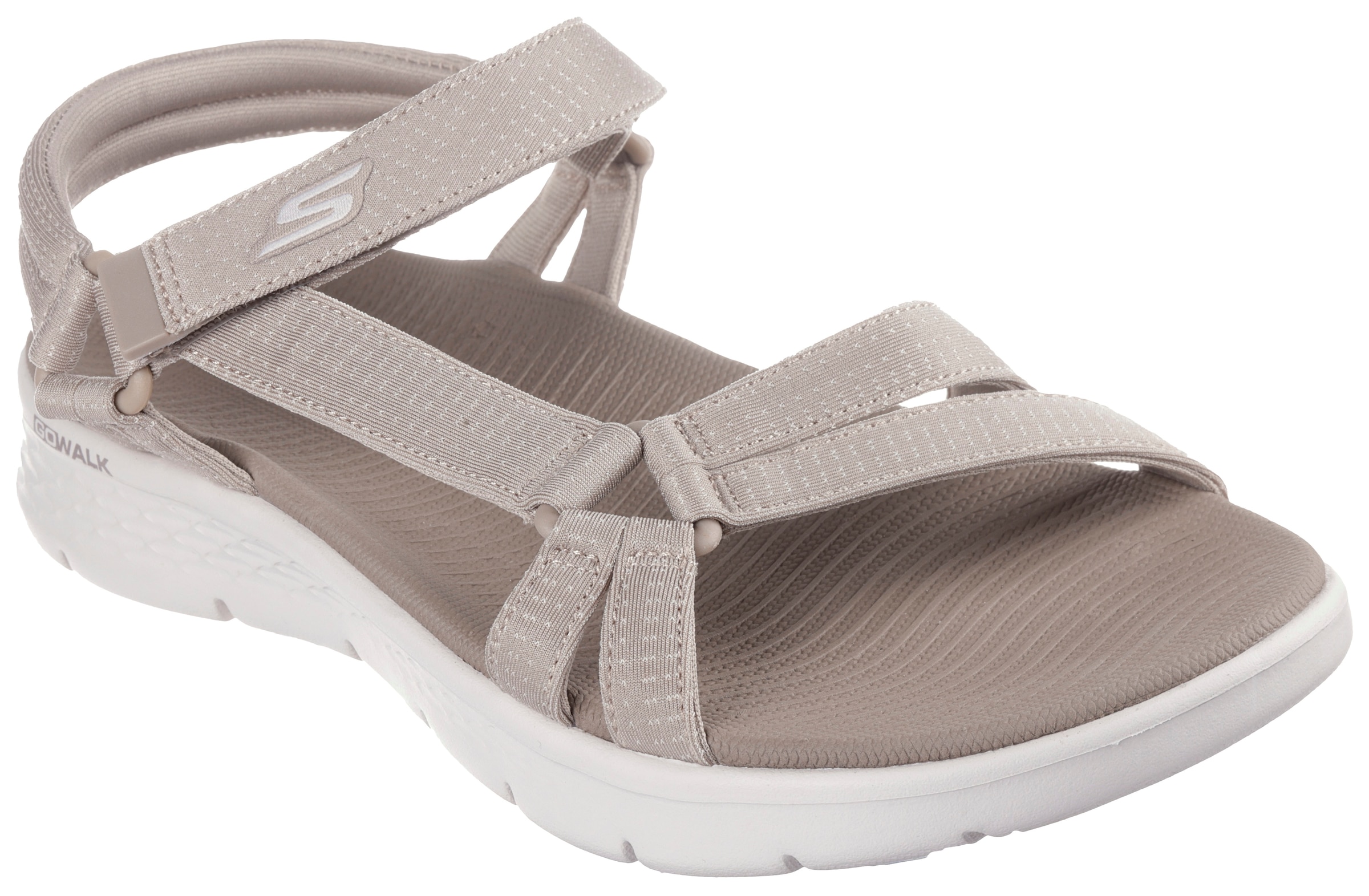 Skechers Sandale »GO WALK FLEX SANDAL-SUBLIME-X«, Sommerschuh, Sandalette, Klettschuh, mit Goga...