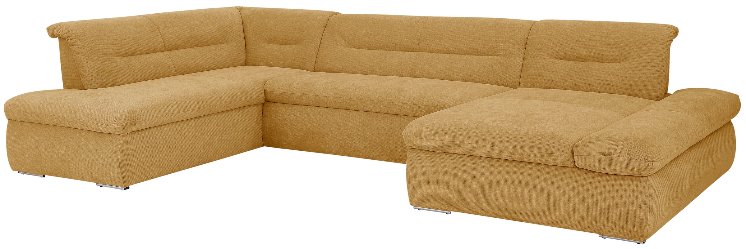 INOSIGN Wohnlandschaft »Avesa U-Form«, Wahlweise mit Armteilverstellung und Bettfunktion, B/T/H: 355/216/80cm