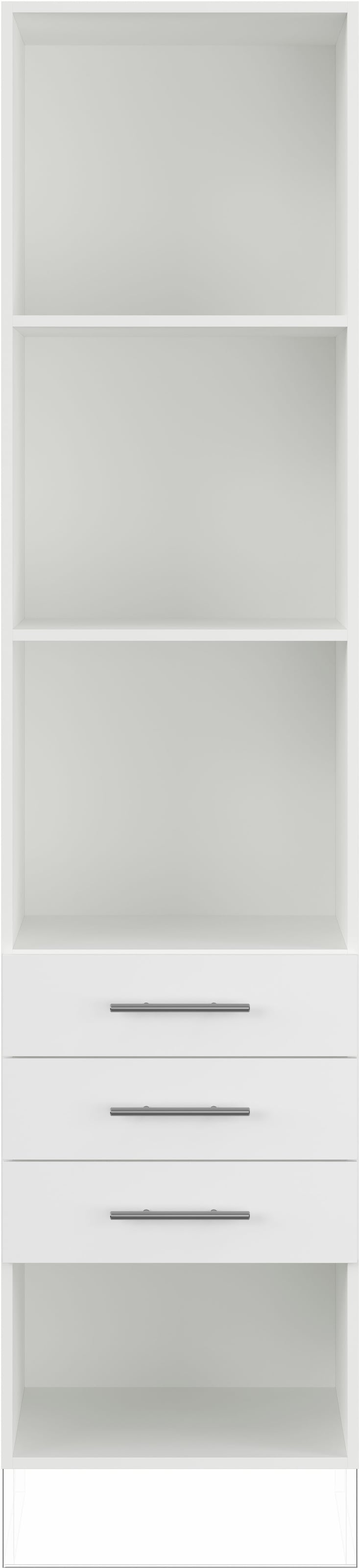 IMPULS KÜCHEN Seitenschrank »"Valencia", Breite/Höhe: 50/205,1 cm, mit Soft-Close«, vormontiert, mit Schubkästen, mit verstellbaren Fachböden