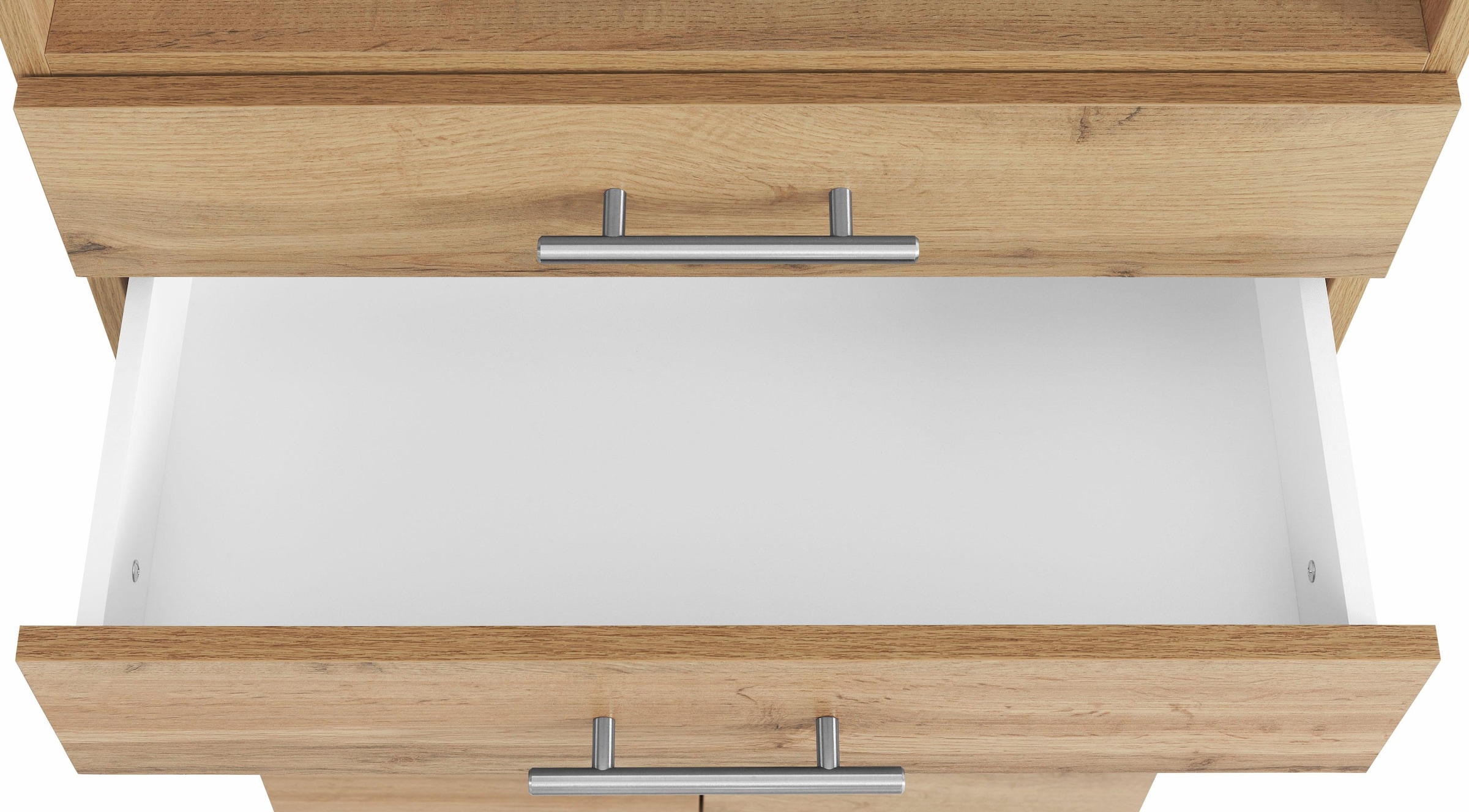 Schildmeyer Midischrank »Rhodos«, Breite 60 cm, verstellbarer Einlegeboden,  Metallgriffe, 2 Schubladen auf Raten kaufen