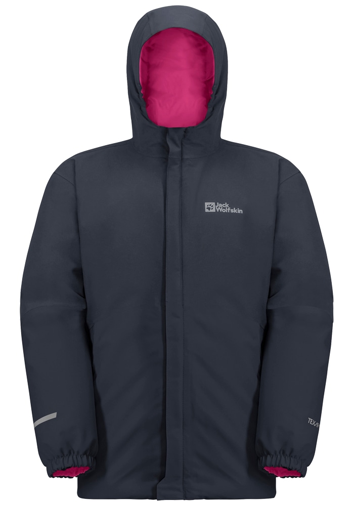 Jack Wolfskin Outdoorjacke »BLOCKY JACKET K«, mit Kapuze