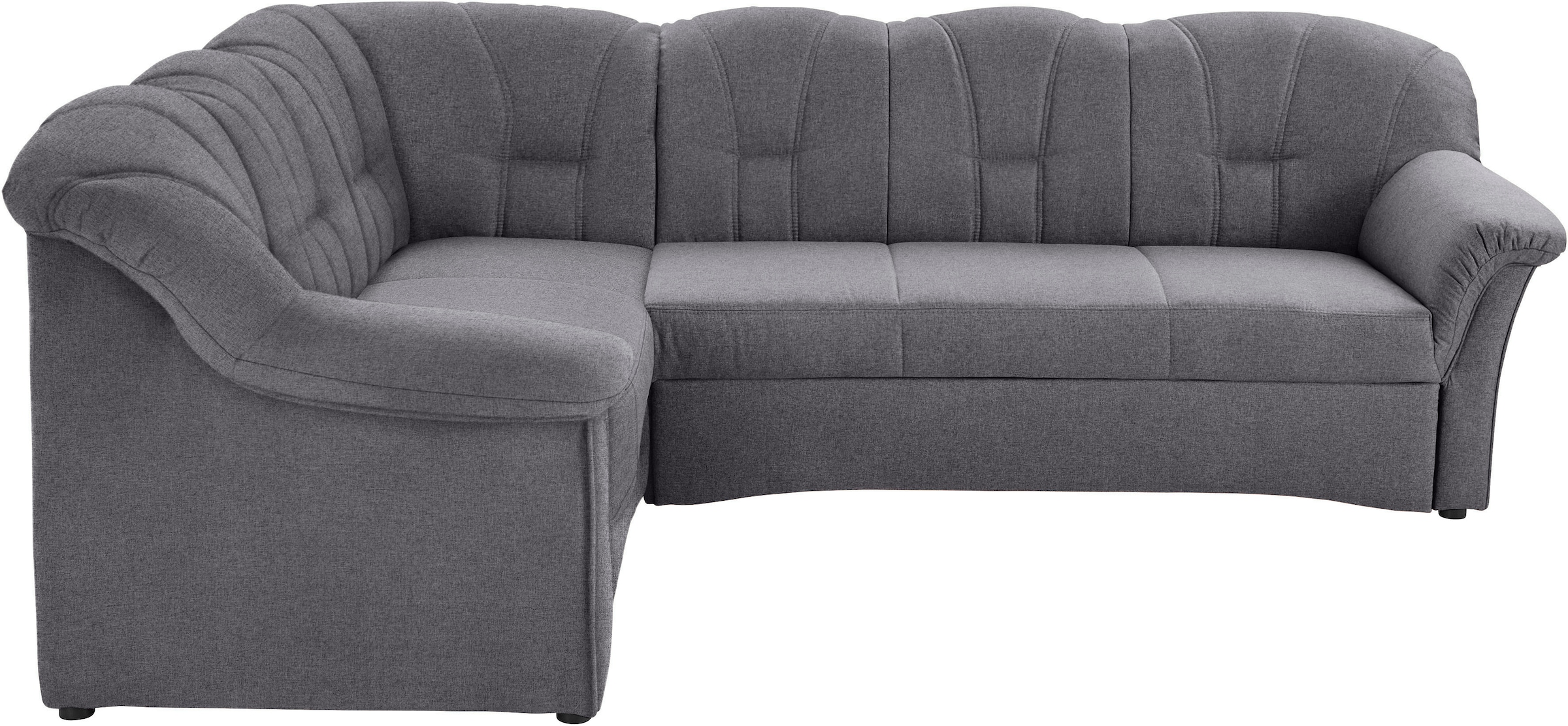 DOMO collection Ecksofa »Papenburg B/T/H: 242/190/84 cm L-Form«, wahlweise mit Bettfunktion, Langer Schenkel links oder rechts