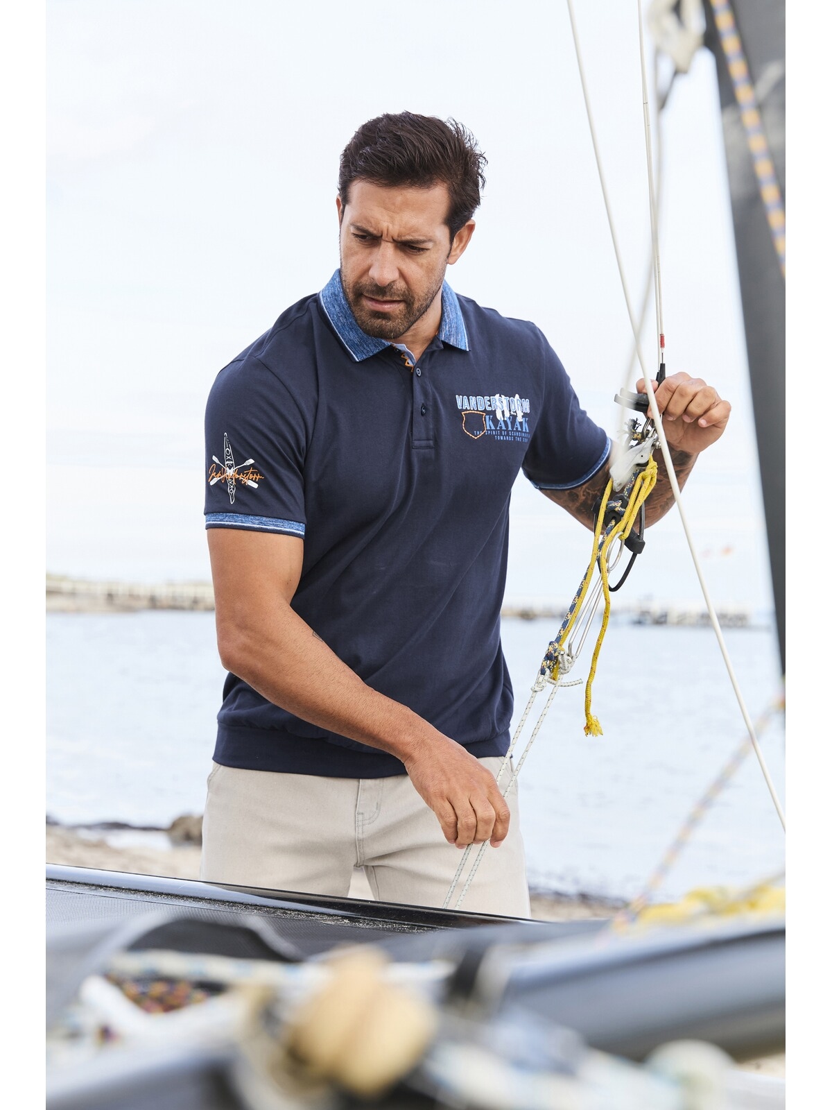 Jan Vanderstorm Poloshirt »Poloshirt KJERT«, (1 tlg.)