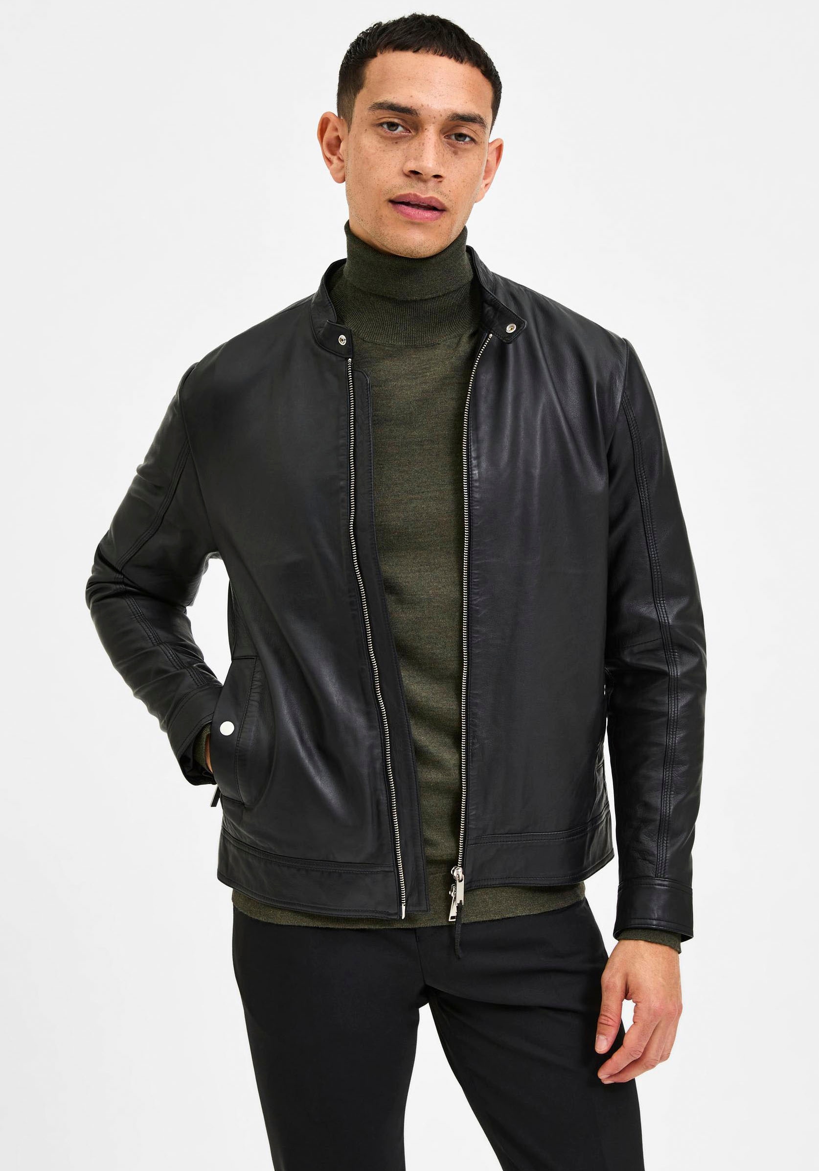 Lederjacke »ARCHIVE CLASSIC LEATHER JKT«