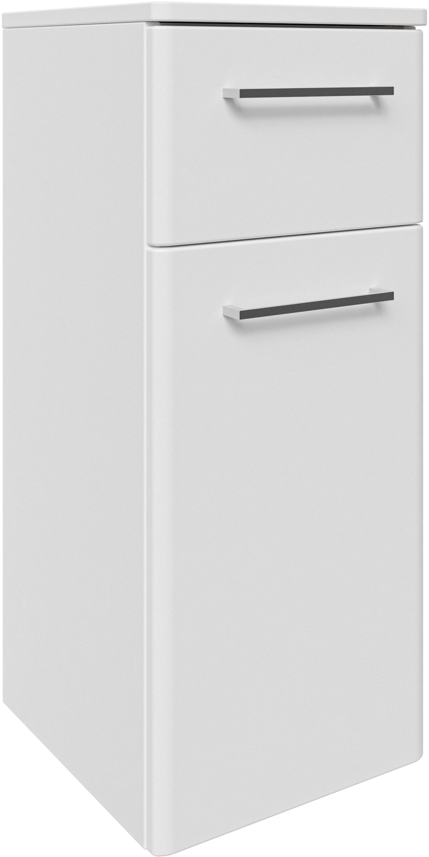 Saphir Badmöbel-Set »Quickset 316 4-teilig, Keramikwaschtisch mit LED-Spiegelschrank«, (5 St.), mit Unterschrank, Hängeschrank, 5 Türen, 1 Klappe, inkl. Türdämpfer