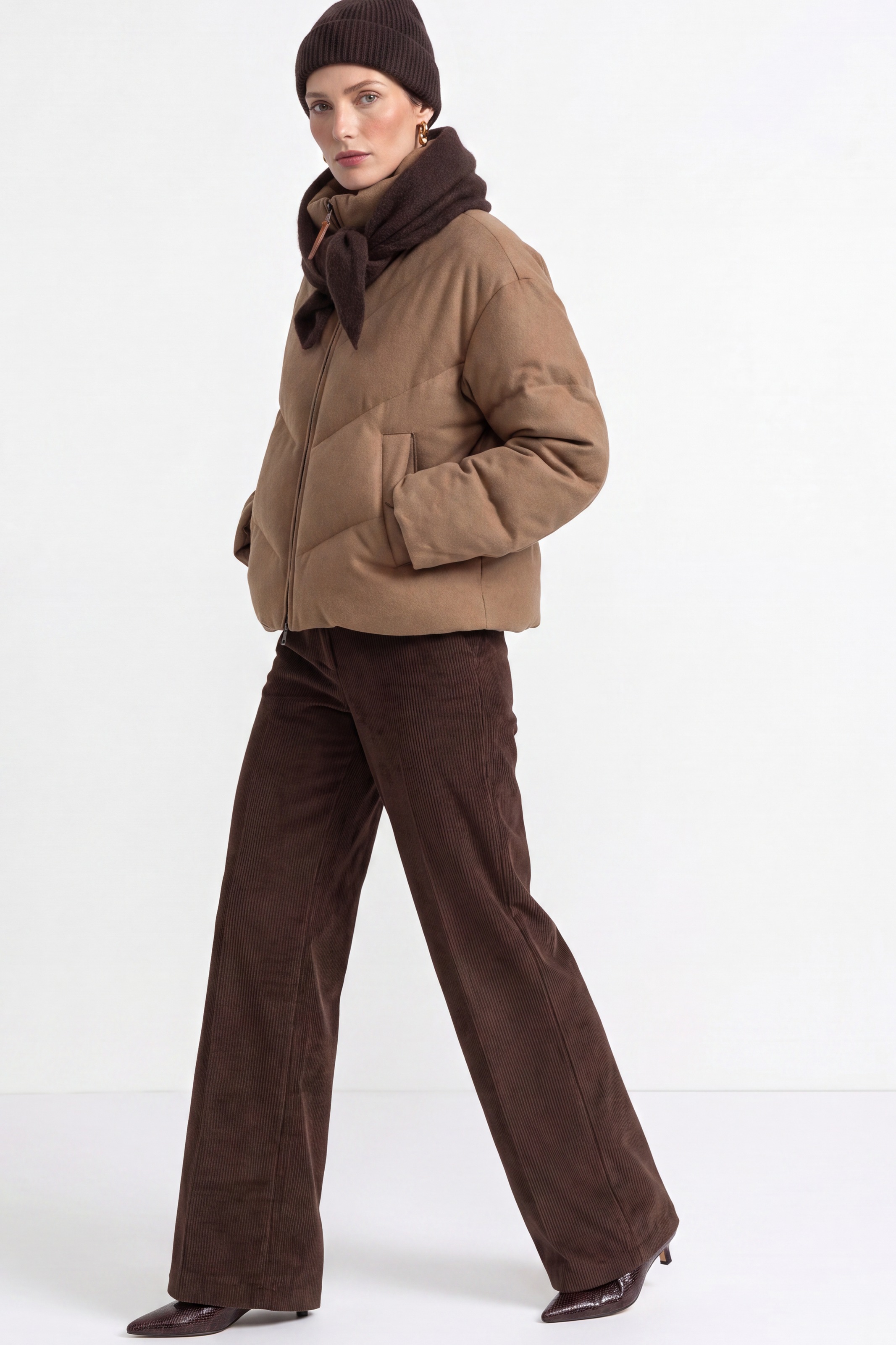 RICHROYAL Steppjacke ohne Kapuze Regular fit mit Stehkragen