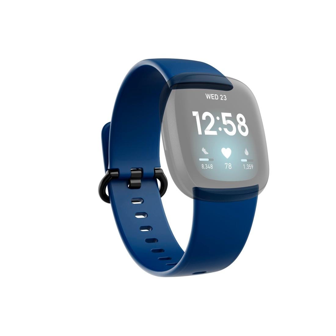 Hama Smartwatch-Armband »Ersatzarmband für Fitbit (2), Garantie UNIVERSAL 3 22 | Versa ➥ cm/21 3/4/Sense cm« XXL TPU, Jahre