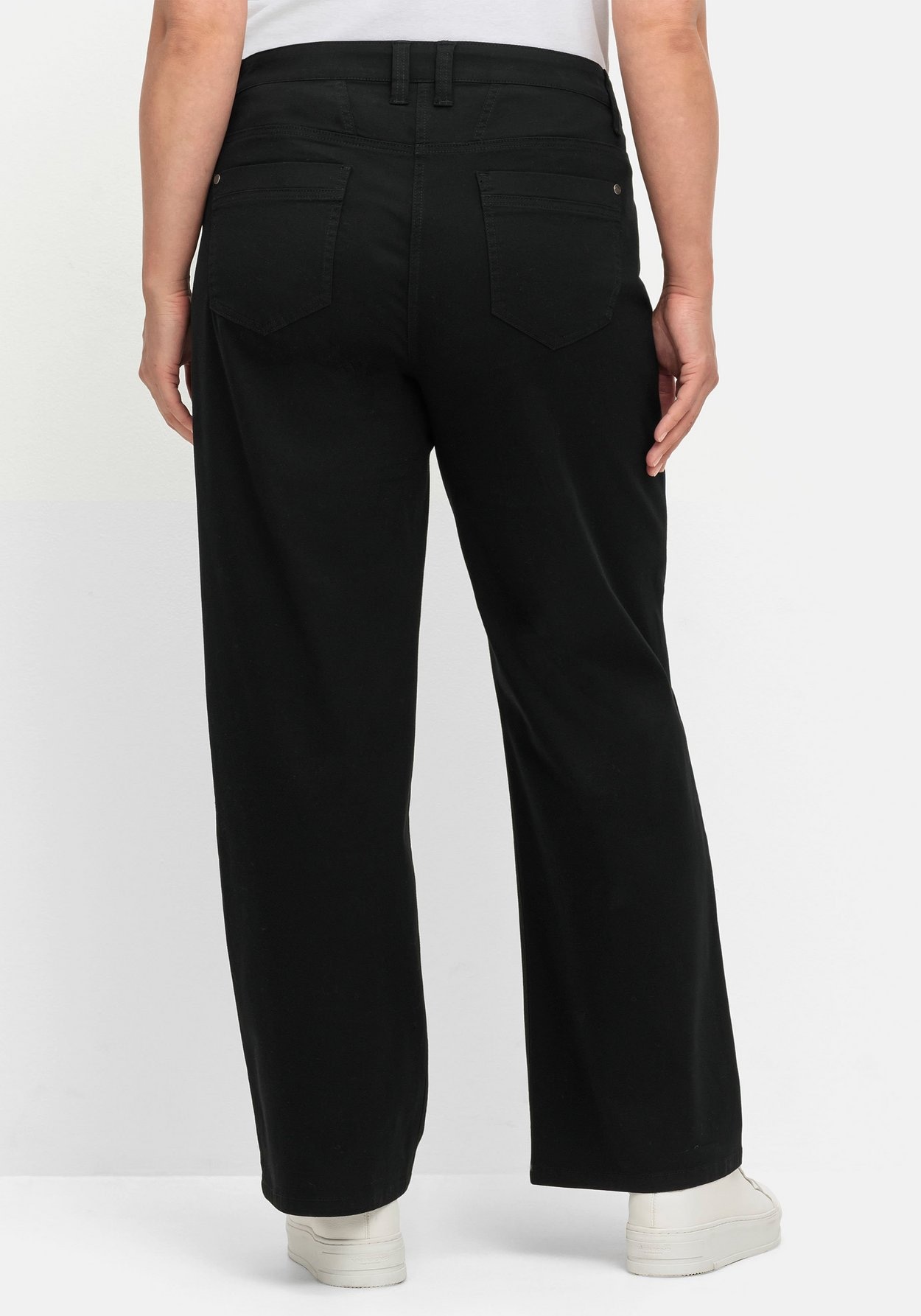 Sheego Stretch-Hose »Weite Hose im Curvy-Schnitt ELLA«