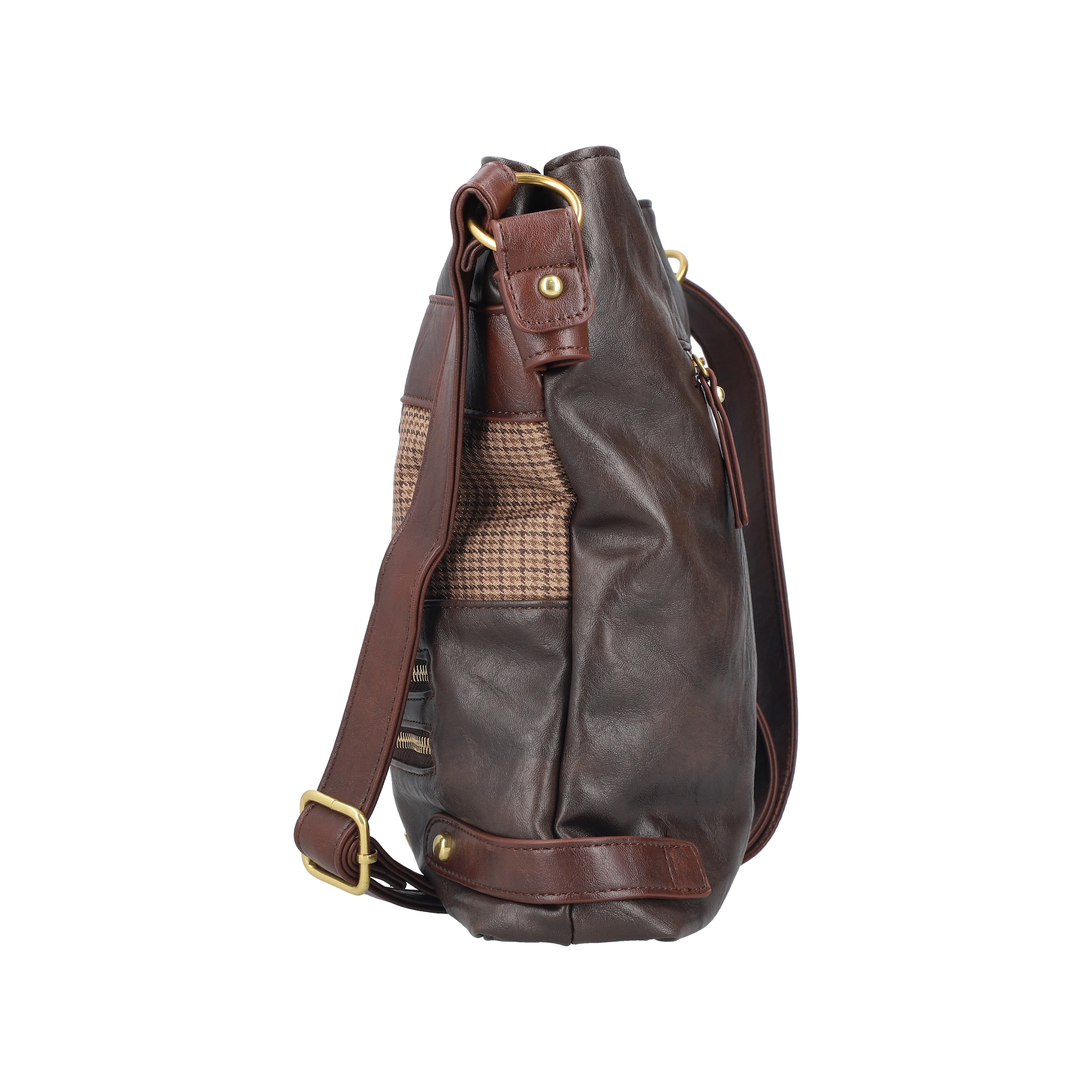 Rieker Umhängetasche Schultertasche, Damen-Tasche mit praktischem Reißverschluss-Rückfach