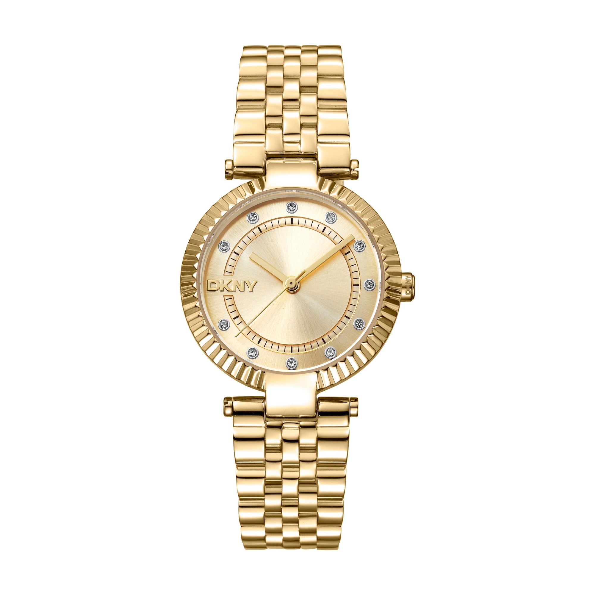 DKNY Quarzuhr »Essential Glitz Watch Set« Armbanduhr, Damenuhr, Edelstahlarmband, Ideal auch als Geschenk
