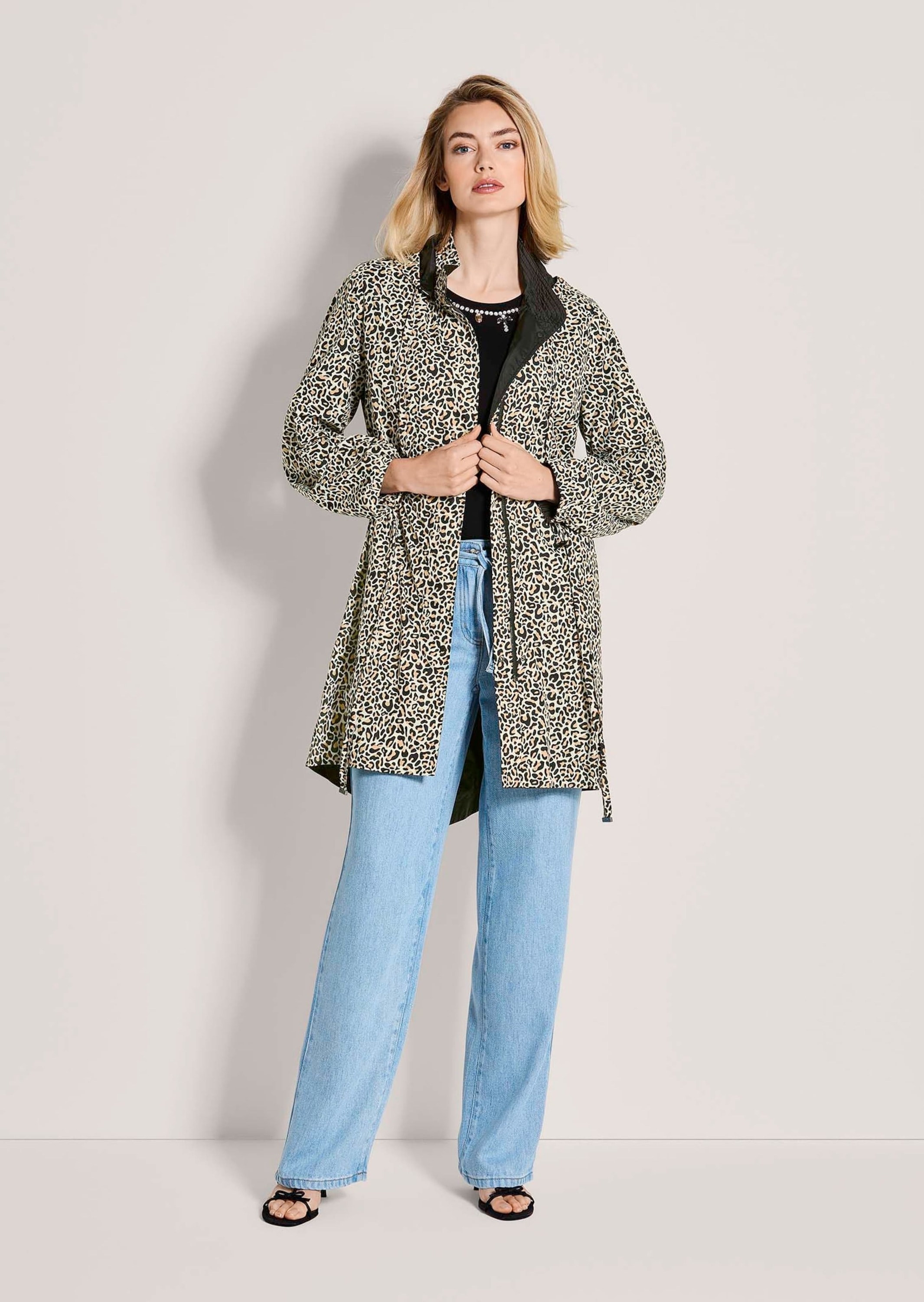 MADELEINE Langmantel »Wendemantel Übergangsmantel mit Kapuze«