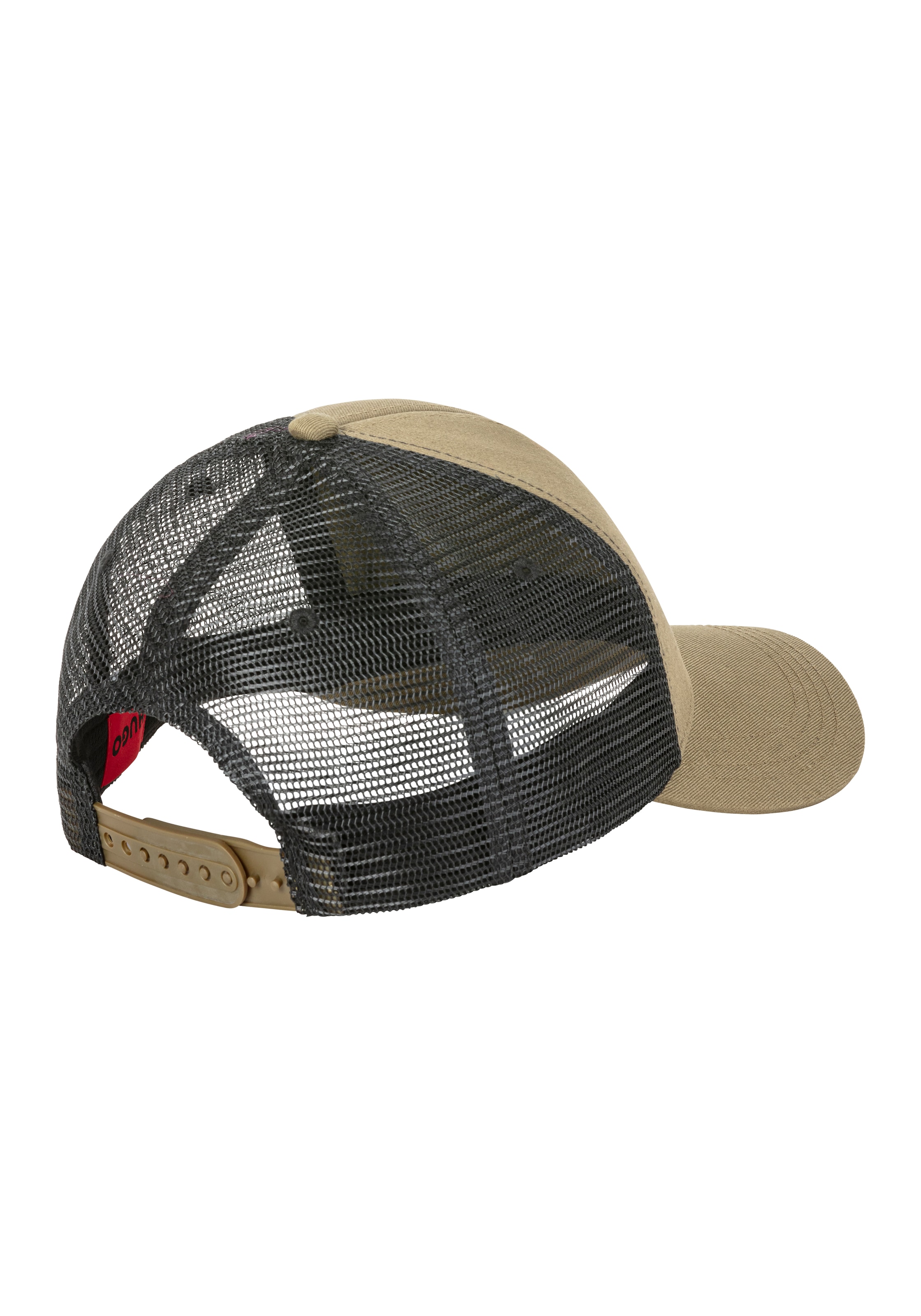 HUGO Fitted Cap »Marsel-Trucker«, aus Twill & Mesh mit 3D Logostickerei, unisex