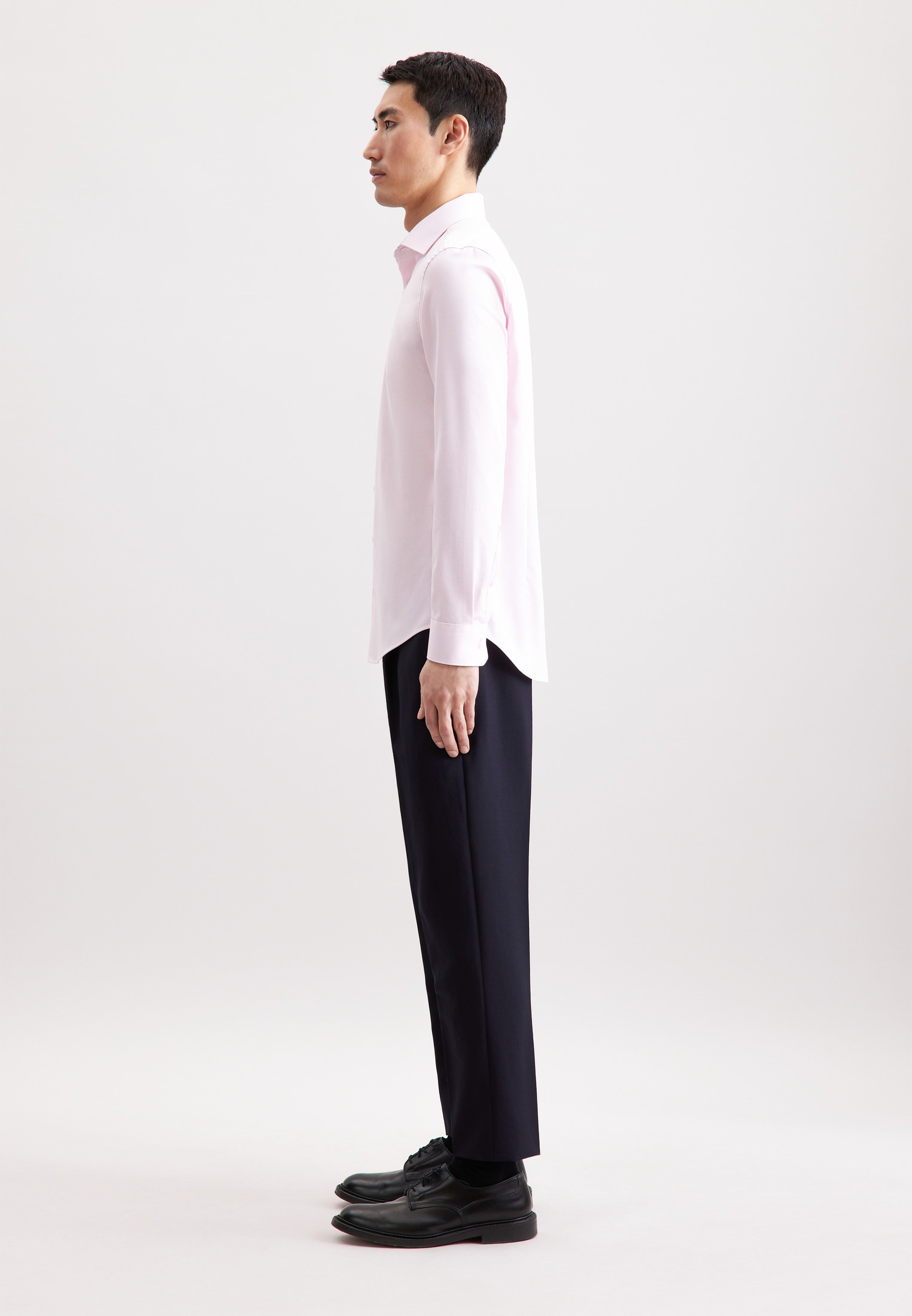 seidensticker Businesshemd »Schwarze Rose« Shaped 1/1 Kentkragen Uni