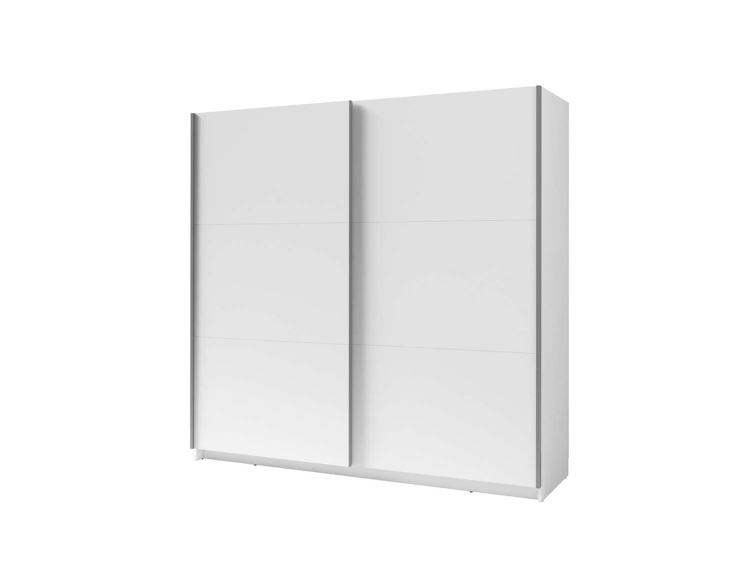 INOSIGN Kleiderschrank »Kleiderschrank Fresno mit 5 Einlegeböden und Kleiderstange«, Garderobe mit 2 Schwebetüren, B/H/T 150/207/62 cm