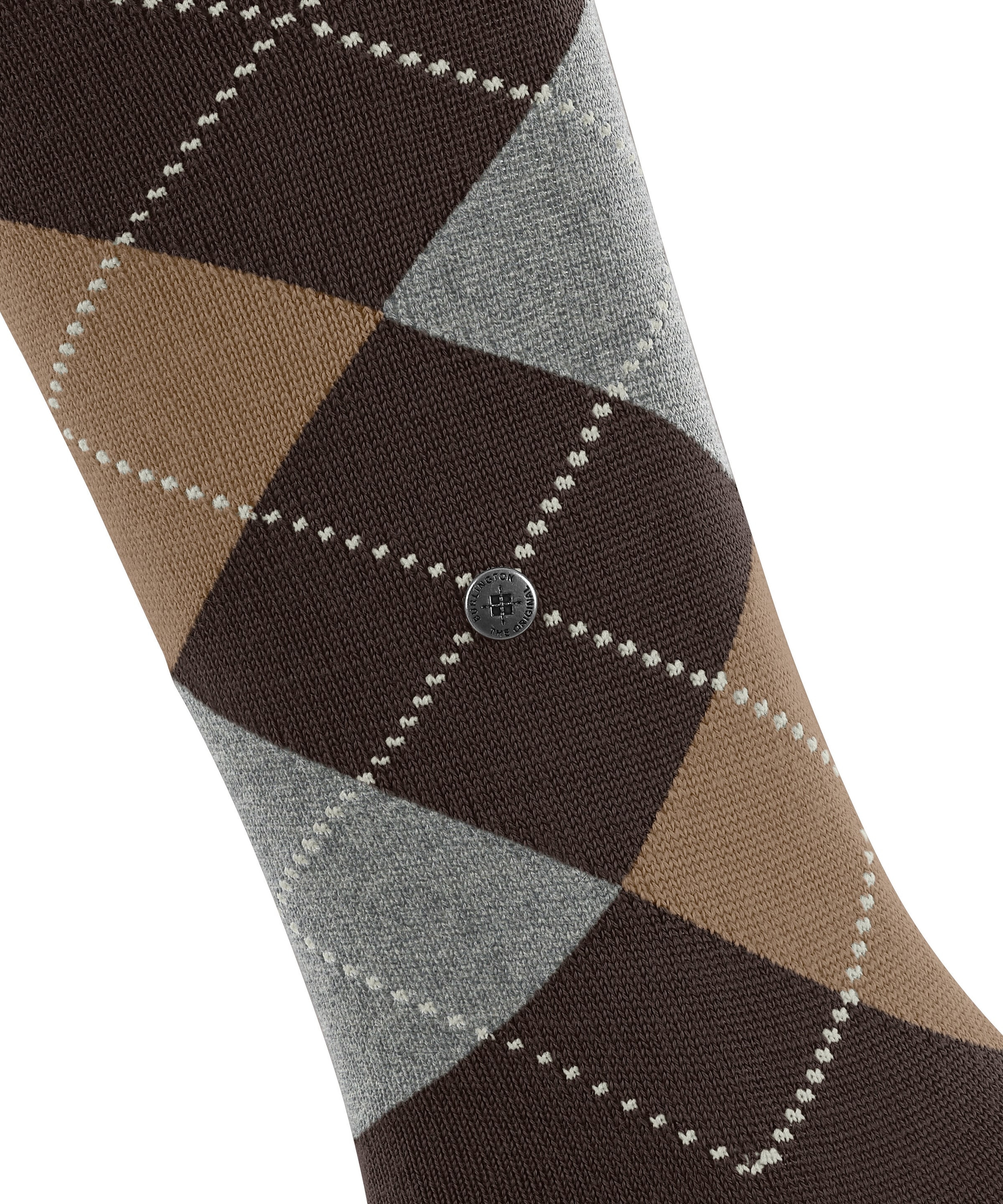 Burlington Kniestrümpfe »Marylebone« Einheitsgröße 36-41, wärmende Wollmischung, Argyle-Muster