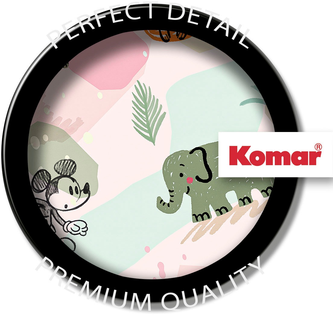 Komar Fototapete »Digitaldruck Vlies -  Mickey Safari - Größe 200 x 250 cm« bedruckt glatt Kinderzimmer