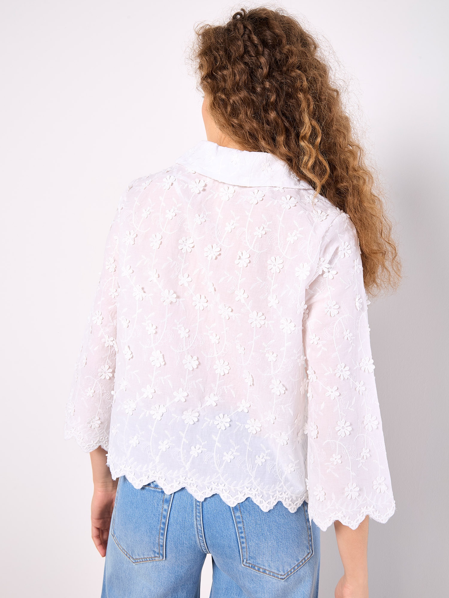 Apricot Shirtbluse »Bluse« mit Blumenapplikation