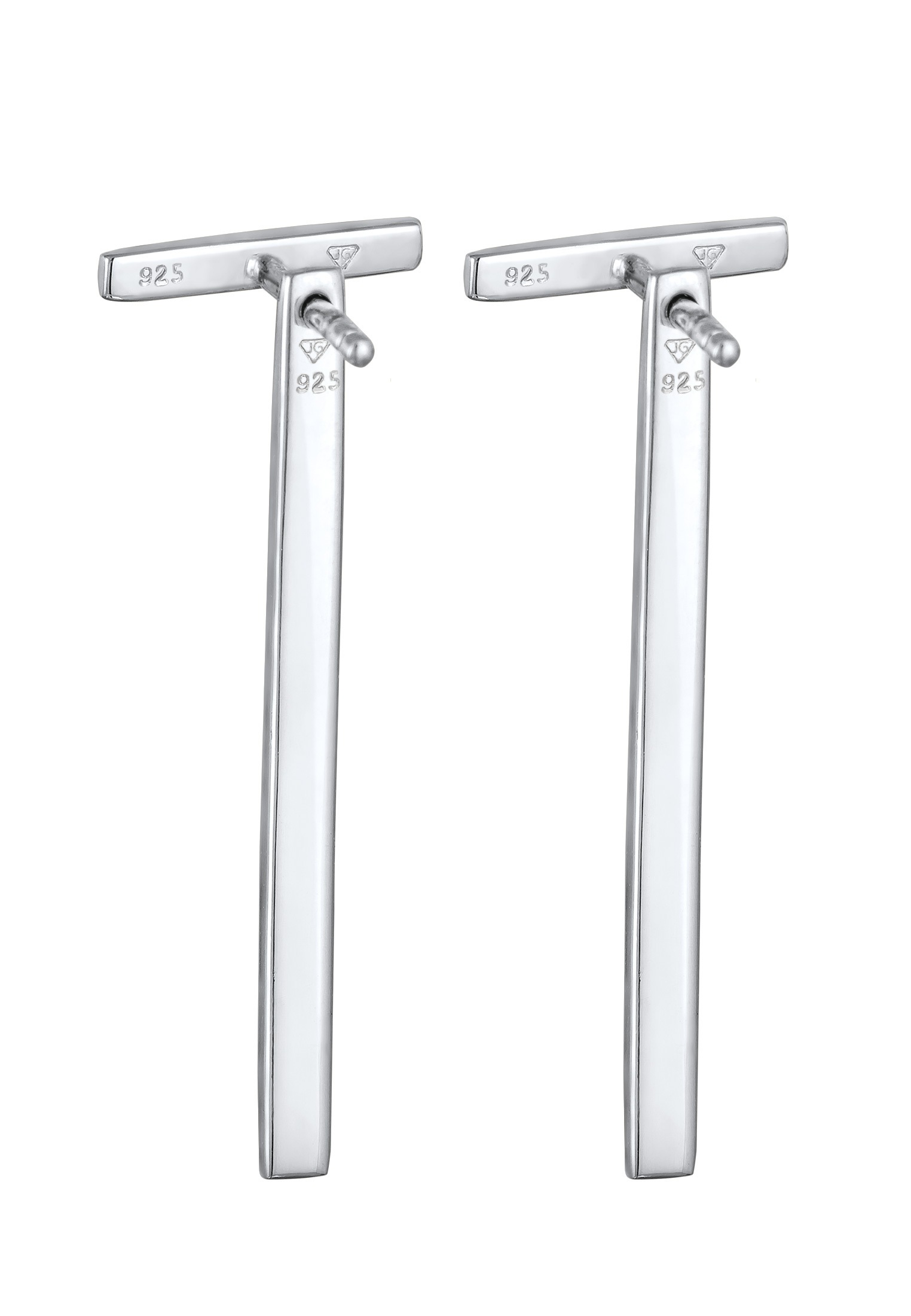 Elli Paar Ohrstecker »Ohrringe Basic Hänger Geo Stab Look 925 Silber«