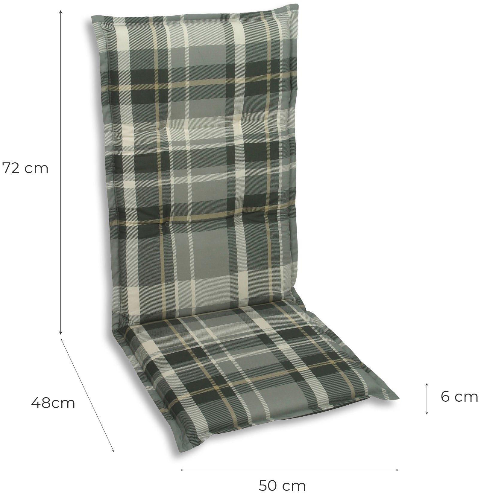 GO-DE Hochlehnerauflage