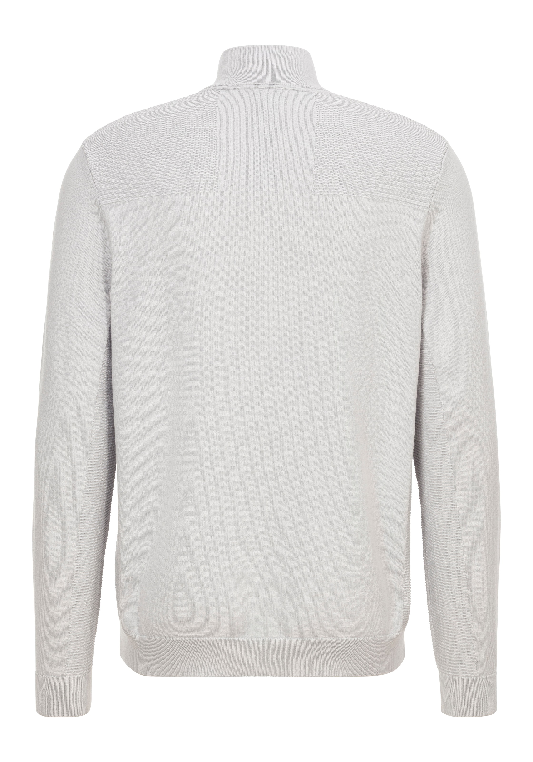 BOSS GREEN Strickpullover »Momentum-X_QZ«, mit Reißverschluss