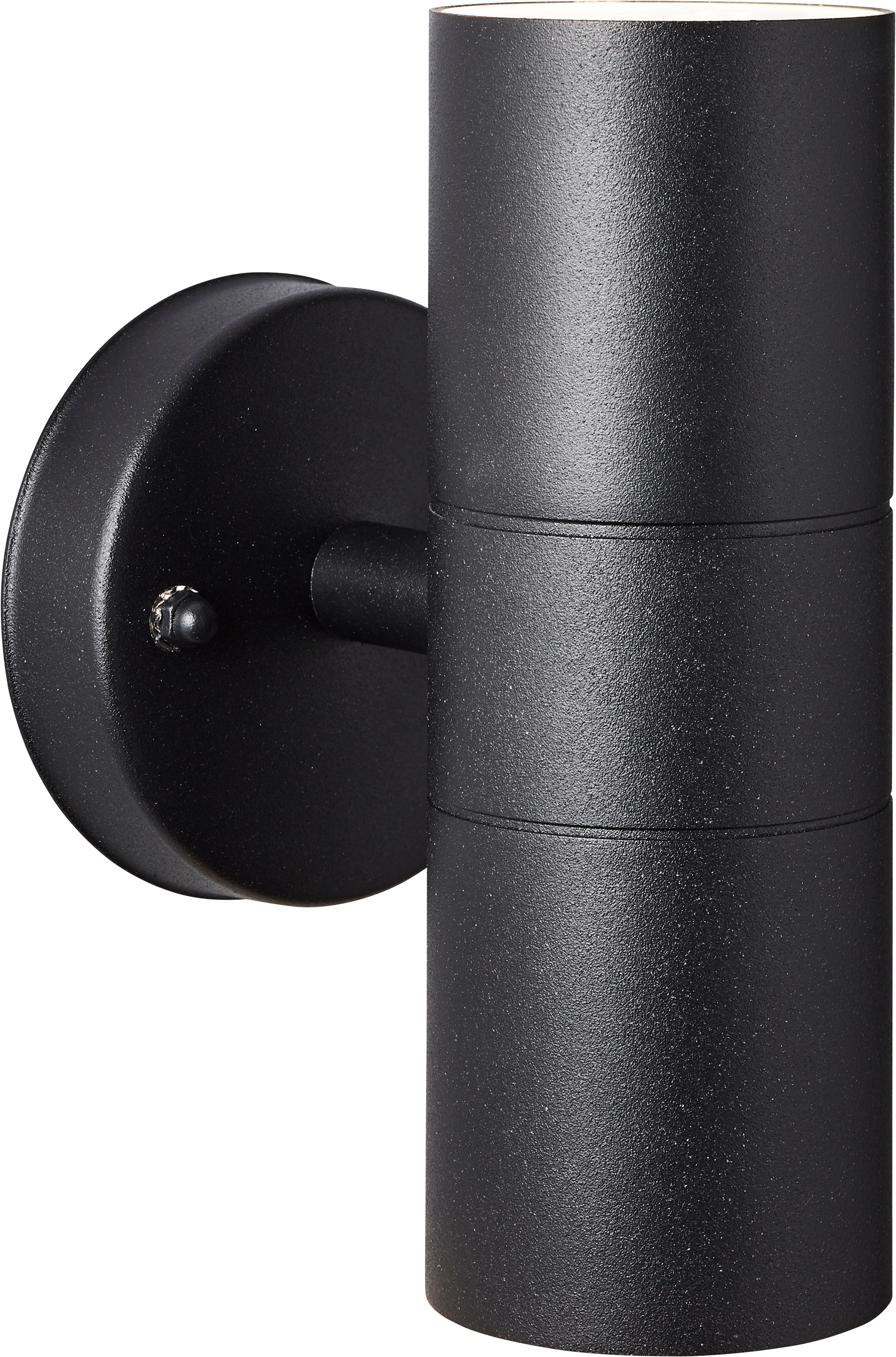 Brilliant Wandleuchte »Jandy« GU10 1 Stk. Außenwandlampe, 2x GU10, beidseitiger Lichtauslass Metall/Glas schwarz