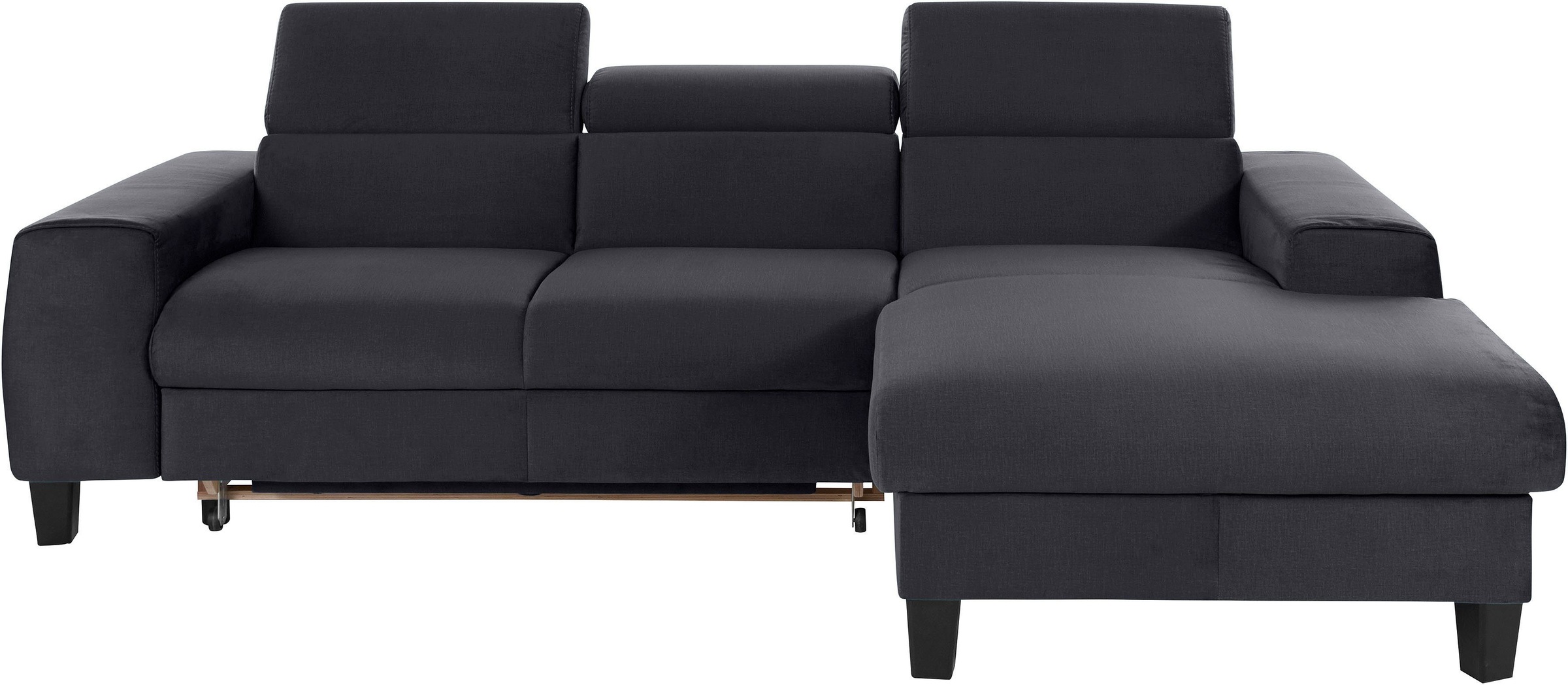 COTTA Polstergarnitur »Morven L-Form«, (Set), Set bestehend aus: Ecksofa mit Kopfteilverstellung & Hocker