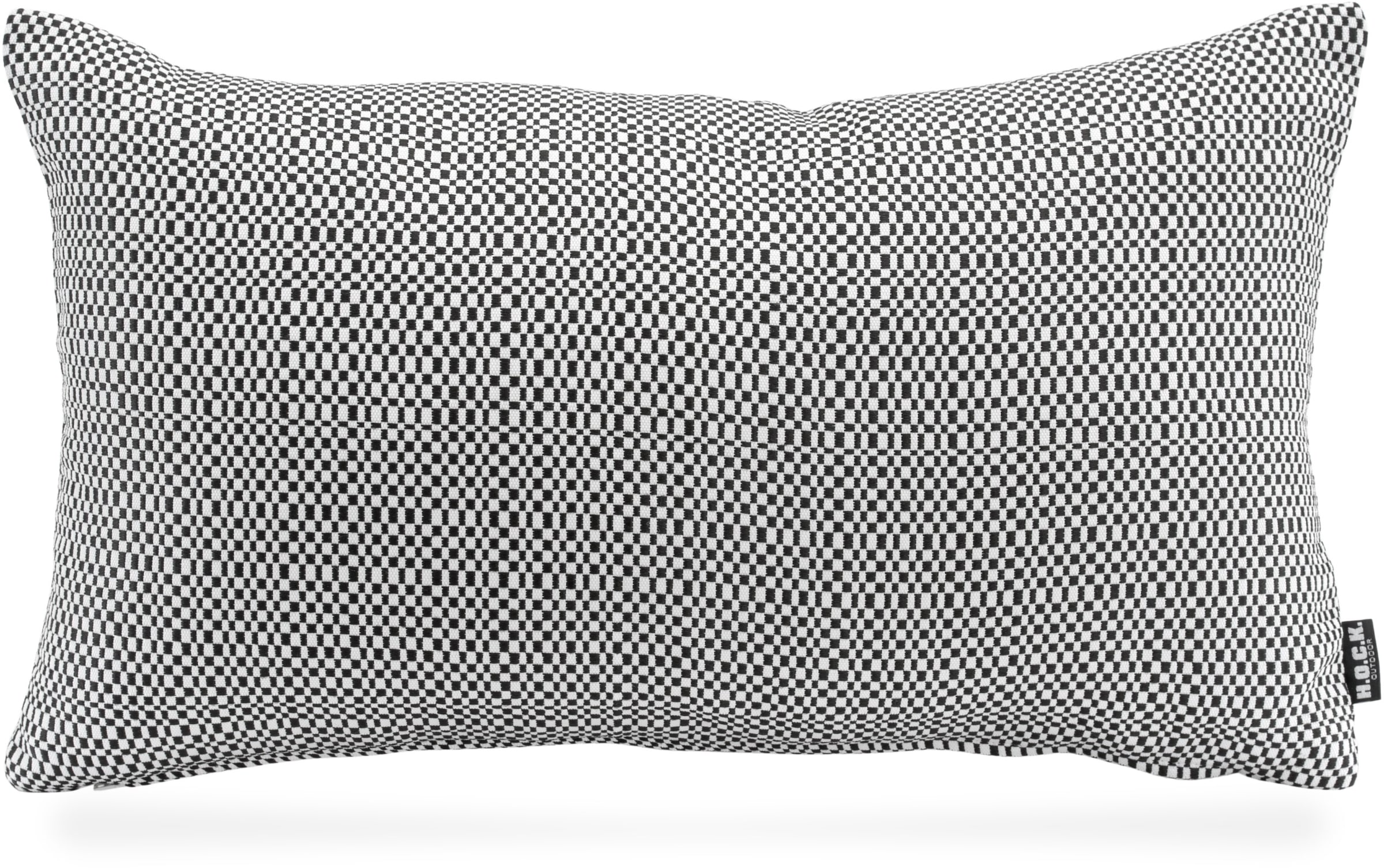 H.O.C.K. Dekokissen "Brian" Outdoorkissen inkl. Füllung, 50x30cm, Dekokissen, gemustert, schwarz