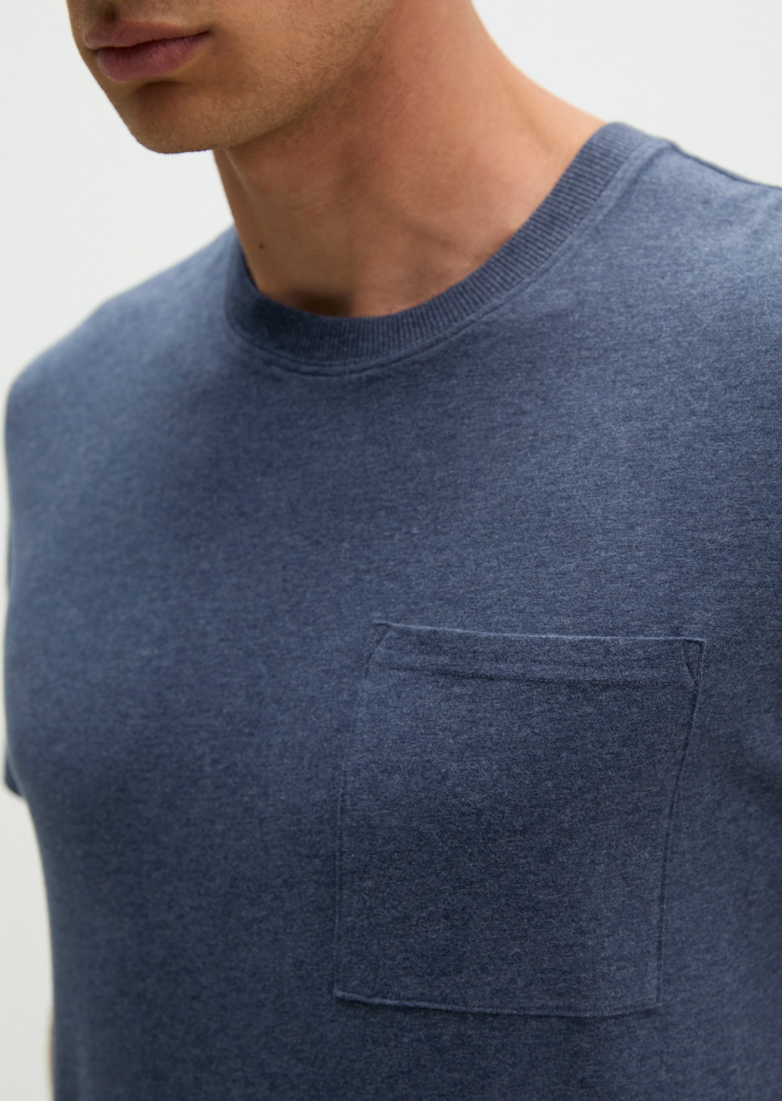 Marc O'Polo Pyjamaoberteil mit Rundhals, Kurzarm, lässige Passform, aus Jersey
