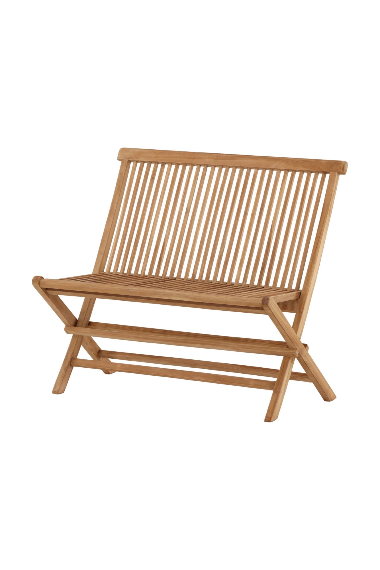 Venture Home Gartenlounge-Bank »Ghana, robuste Holzbank für hohen Sitzkomfort« Sitzbank minimalistisch, Teakoptik, komfortabel