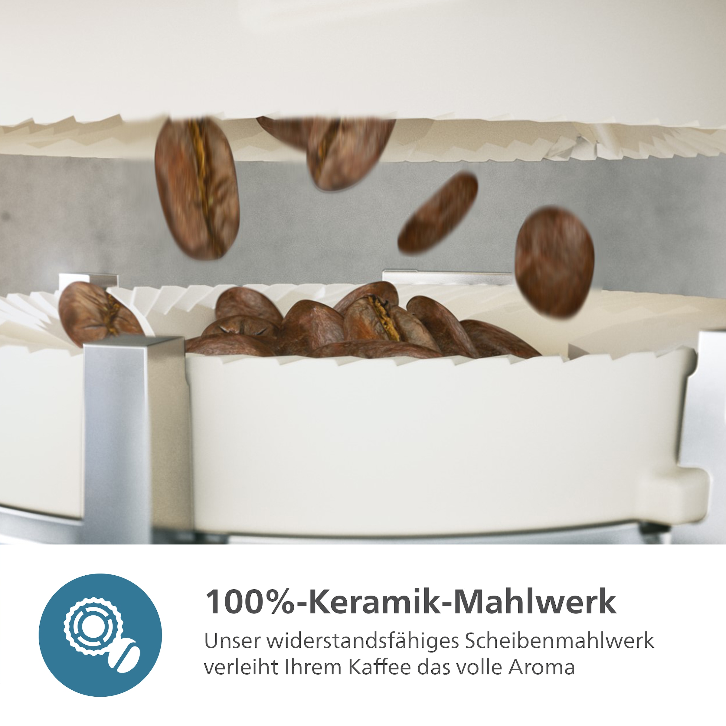 Philips Kaffeevollautomat »5400 Series EP5144/70, mit LatteGo-Milchsystem«, 12 Kaffeespezialitäten und 4 Benutzerprofilen; Grau/Kupfer verchromt