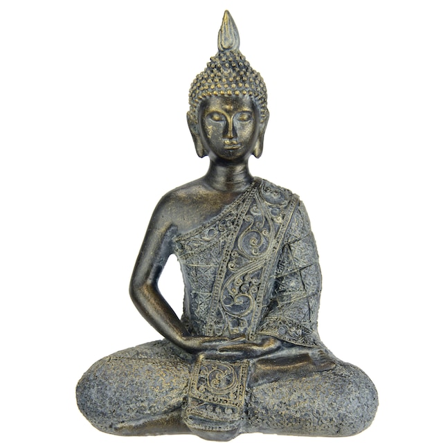 I.GE.A. Dekofigur »Buddha Figur sitzend meditierend Statue Figuren Skulptur«,  Garten-Figur Wohnaccessoire bequem bestellen