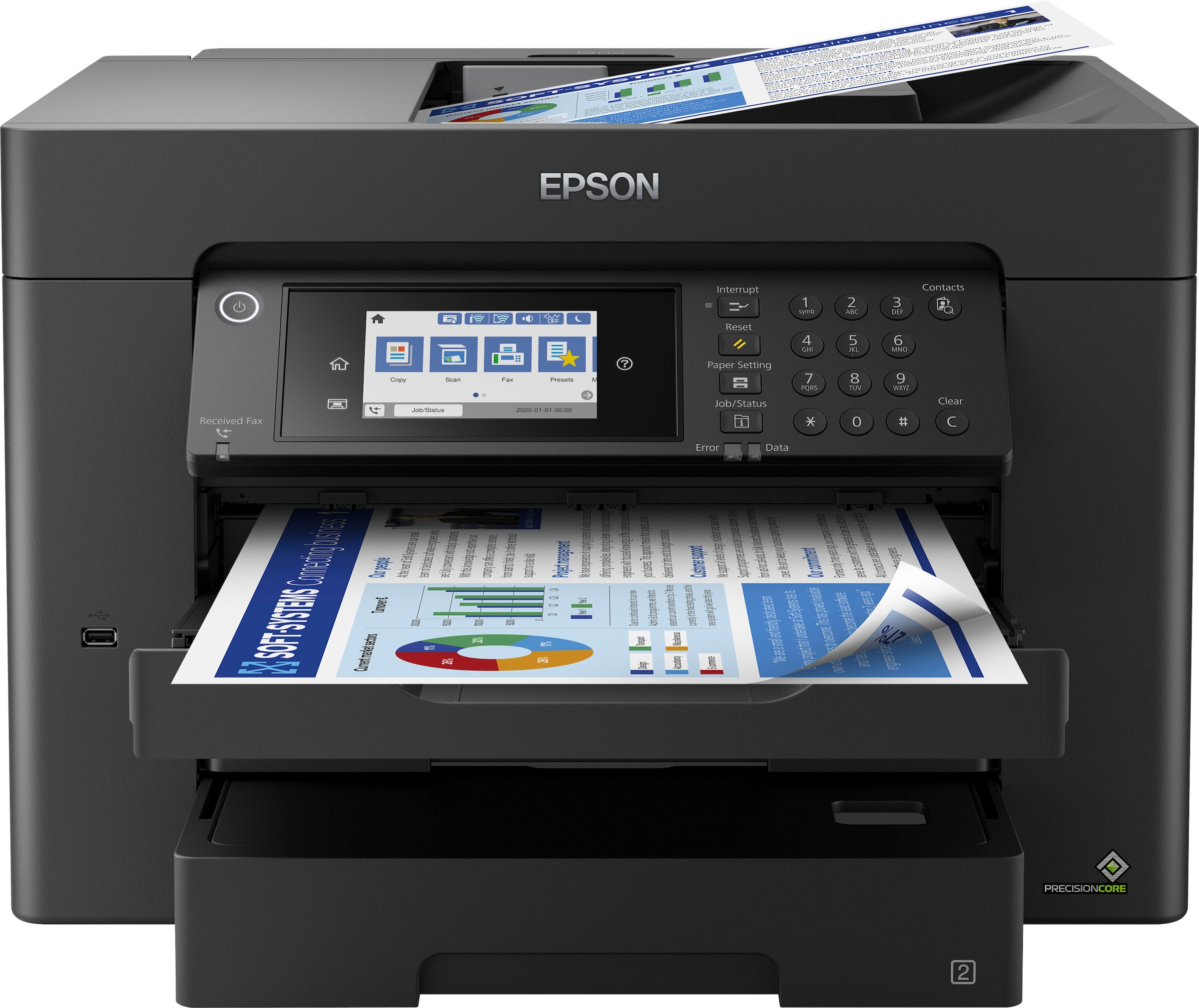 Epson Multifunktionsdrucker »WorkForce WF-7840DTWF«