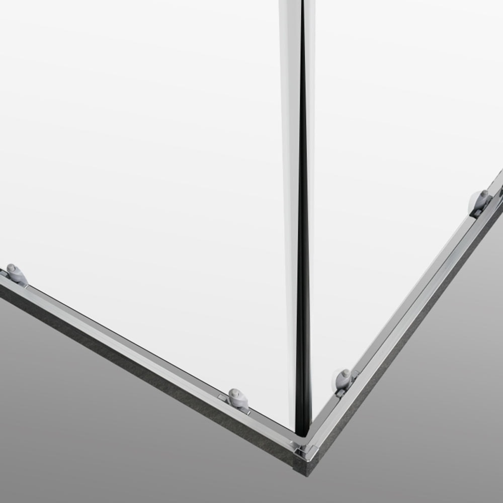 welltime Eckdusche »New Summer« Milchglas