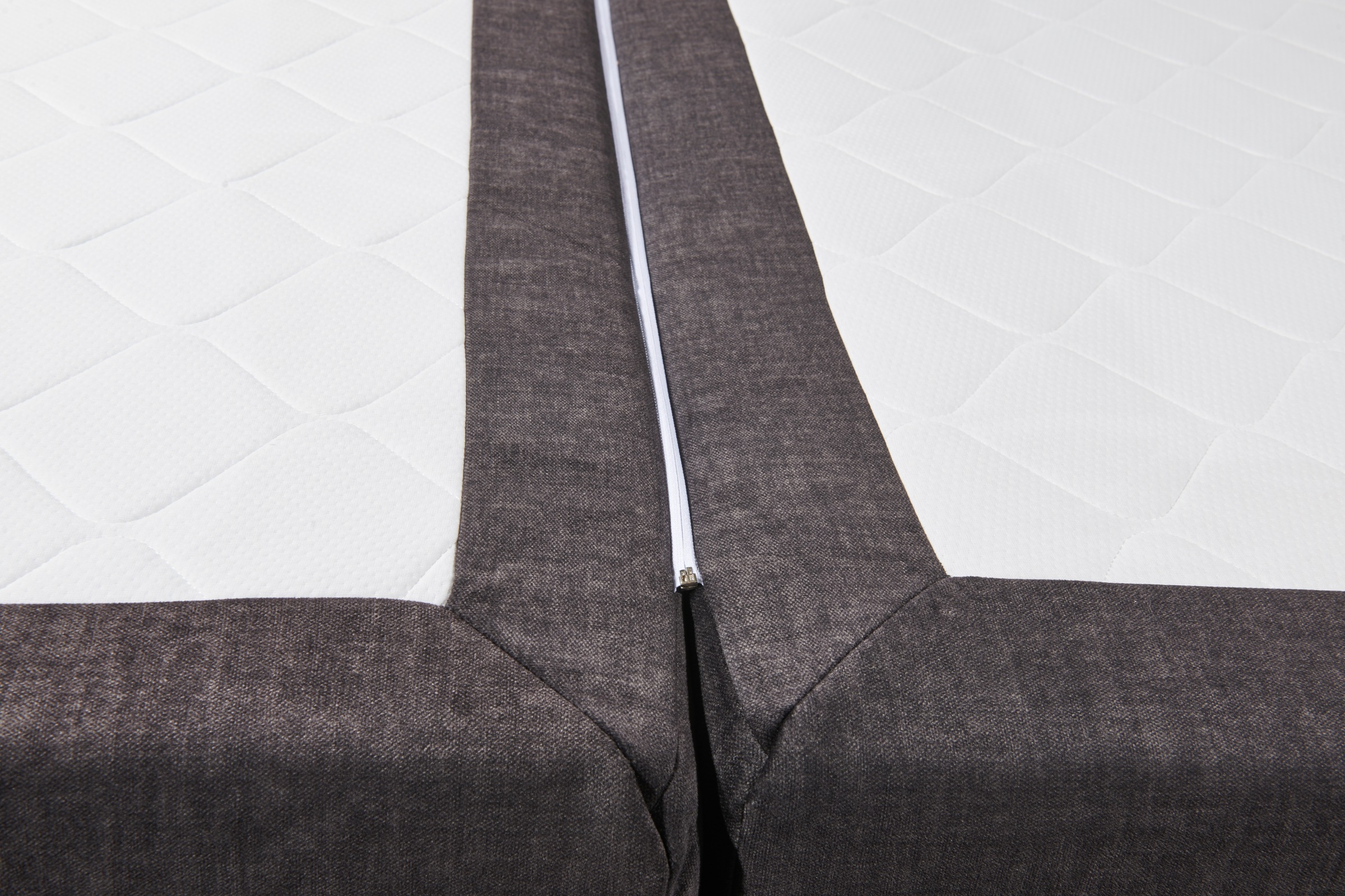 ED EXCITING DESIGN Boxspringbett »Fanes mit Komforteinstiegshöhe von 73cm«, erhältlich in 180x200cm, inkl. Bettkasten und Visco-Topper