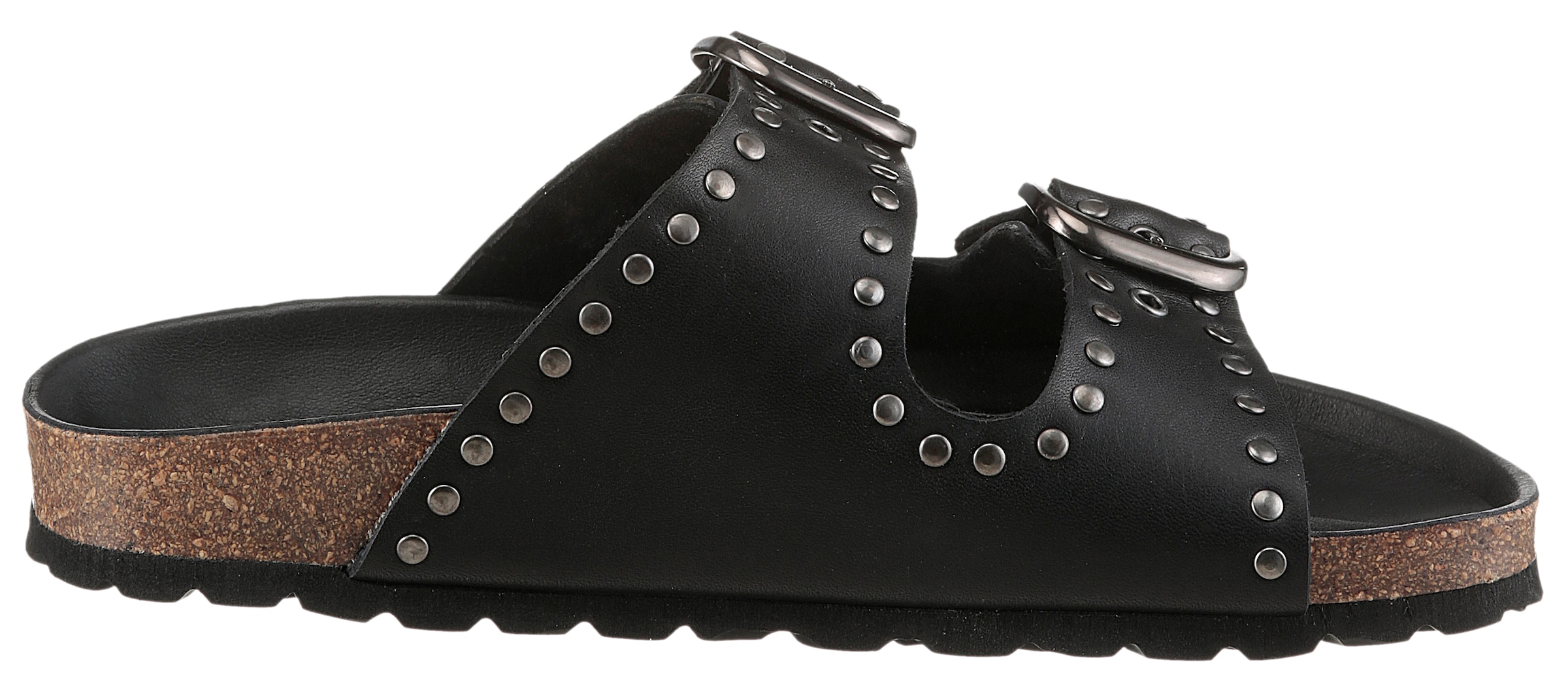 VERBENAS Pantolette »Randell Napa Tachas«, Sommerschuh, Freizeitschuh, Festivalschuh, Urlaubschuh, Hausschuh