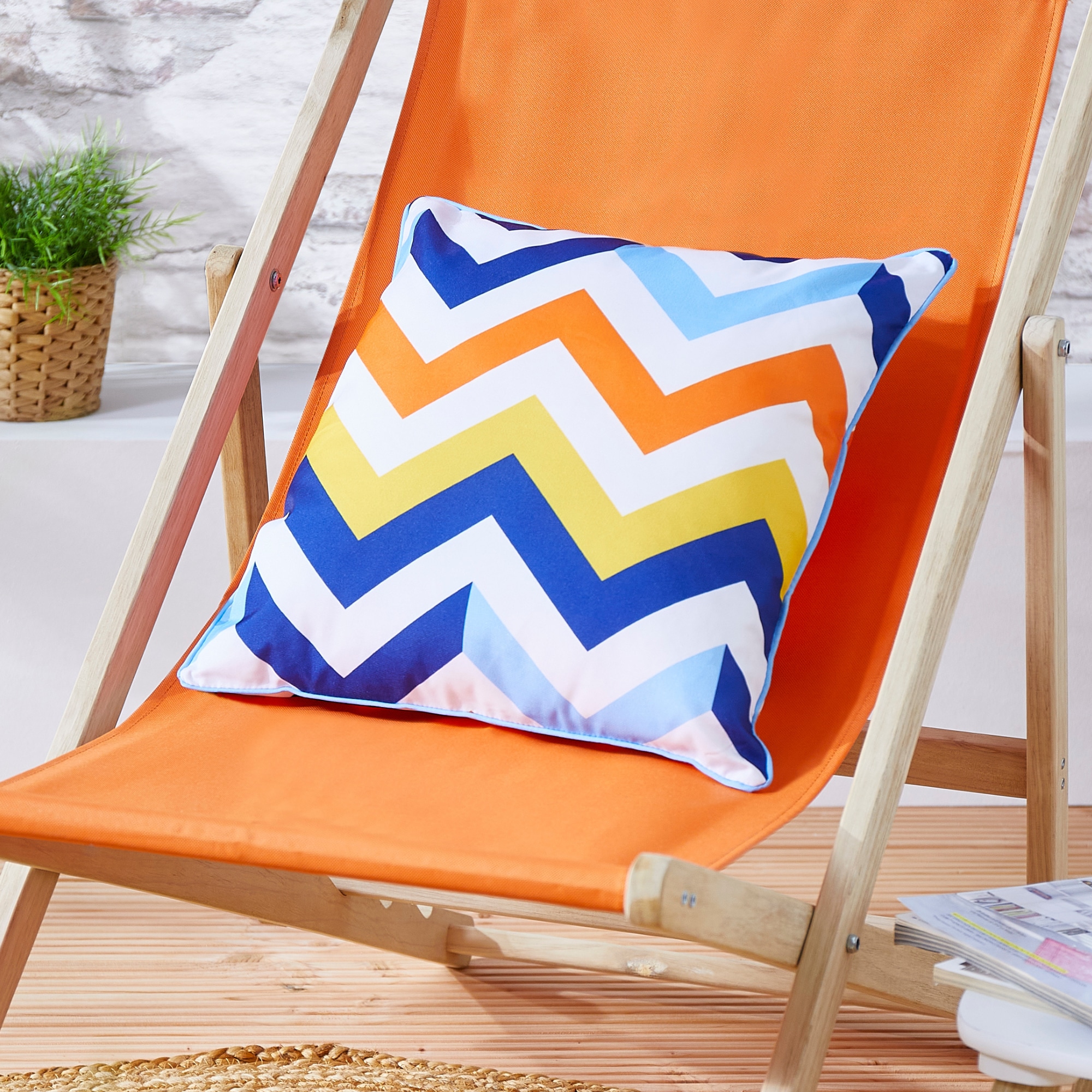 Andiamo Dekokissen »Helia, Kissenhülle mit Füllung« Sofakissen, modernes Design, eckig, 40x40, Outdoor geeignet