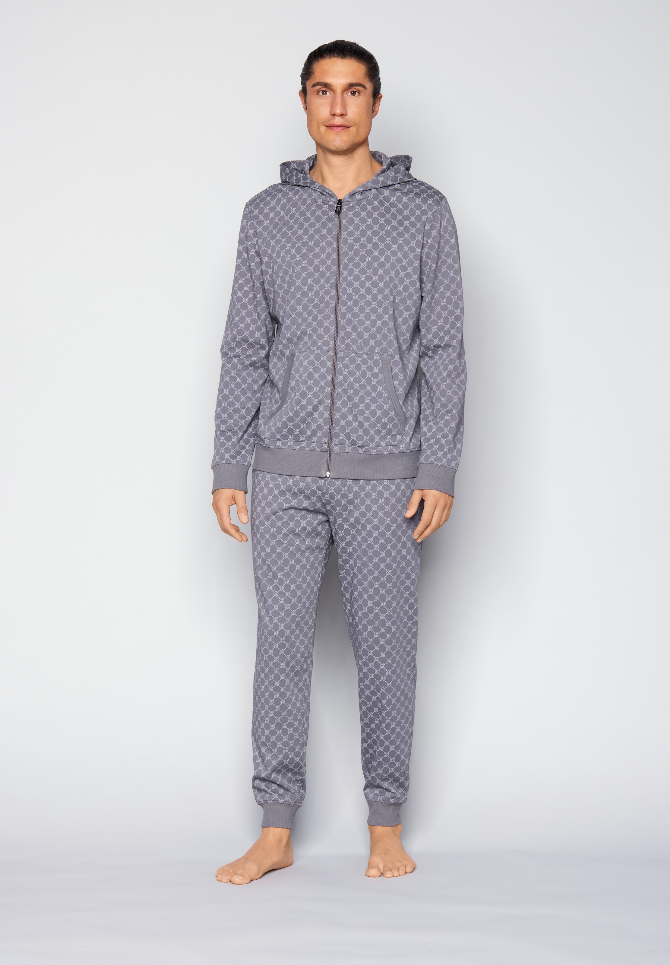 JOOP! Pyjamahose »Leisure«  mit Cornflower-Print, seitlichen Taschen und Bindeband